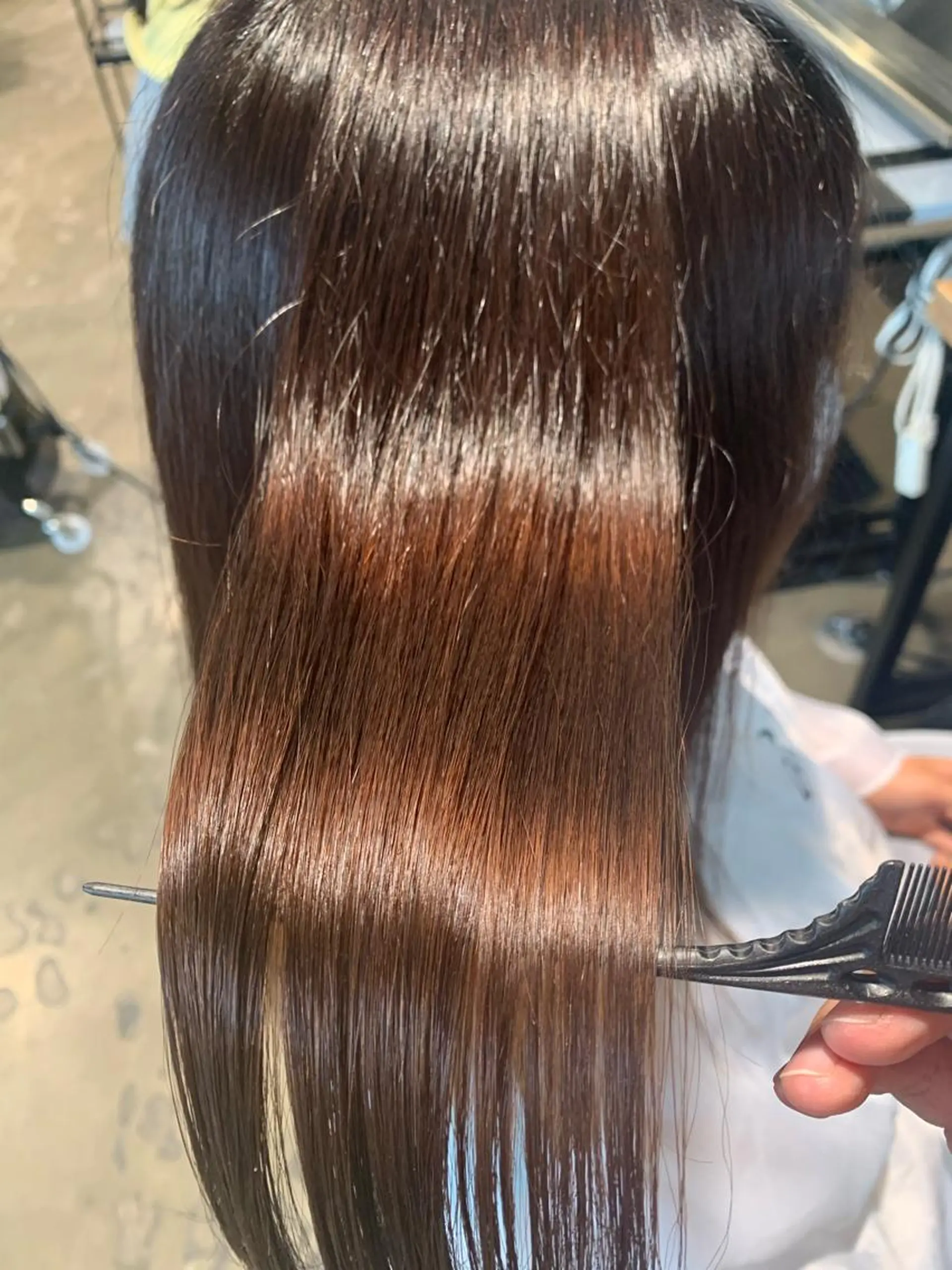 セミロング トリートメント 透明感カラー/レイ ヤー/Nana🌈のヘアスタイル