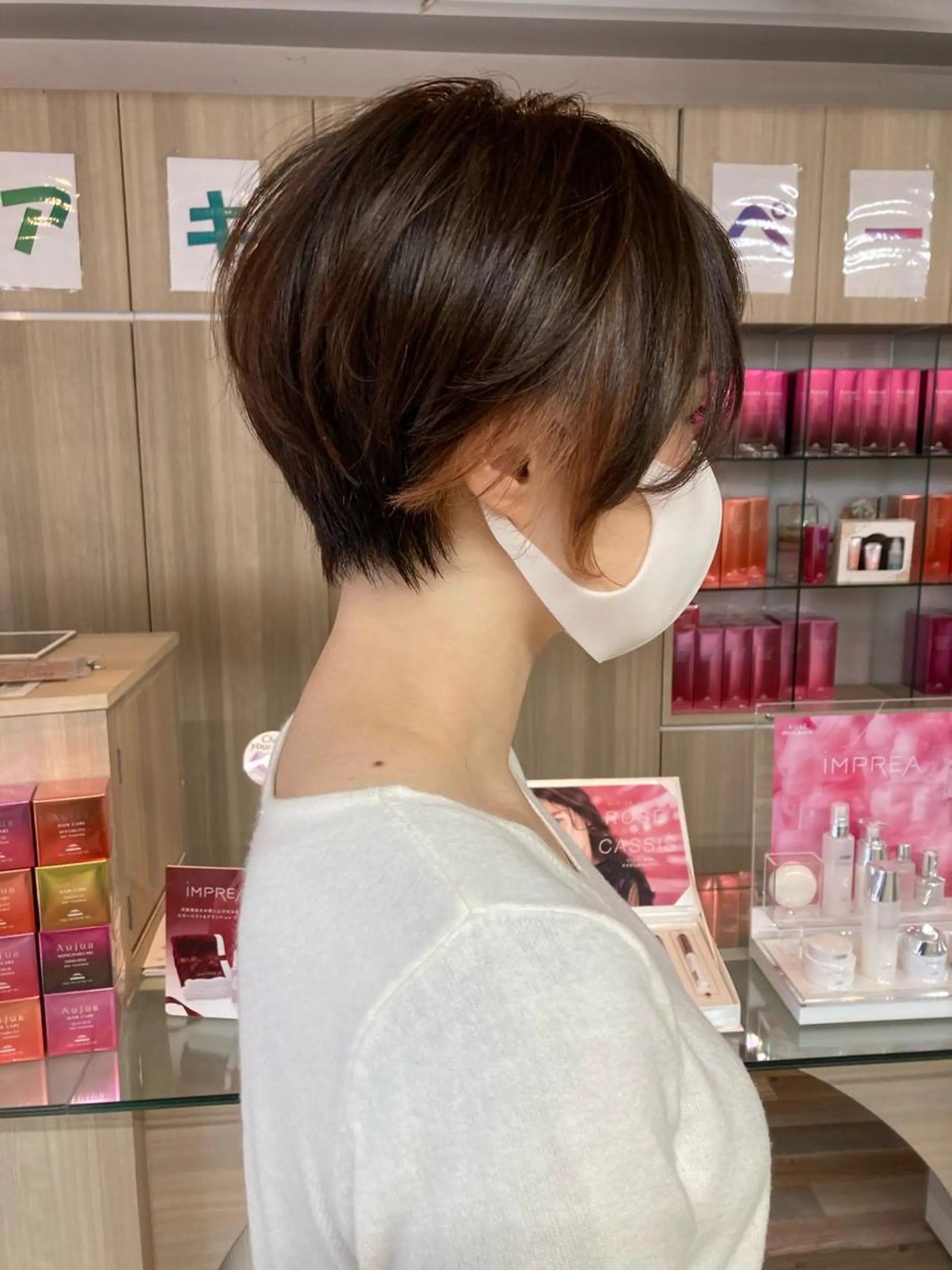 ショート カラー カット トリートメント ヘアセット ✂️似合わせの魔術師 石田一樹✂️のヘアスタイル