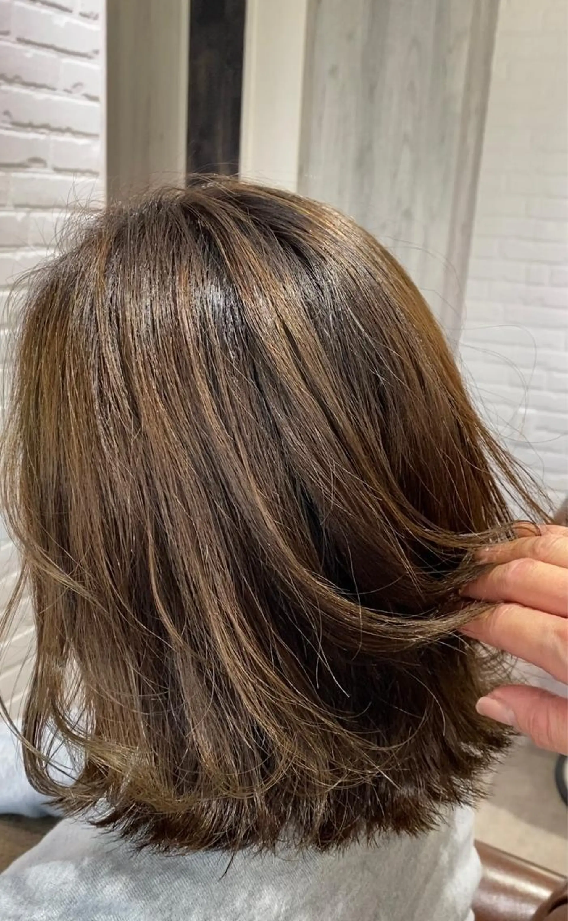 ミディアム カラー Renatus店長 金子裕美のヘアスタイル