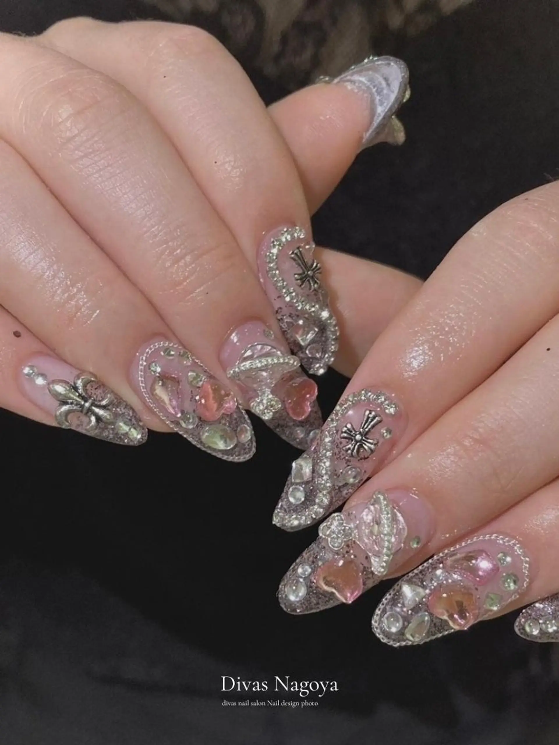 ネイル 長さ出し ジェルネイル 韓国ネイル マグネットネイル 持ち込み 🎀Sakae D.d nail🎀のネイルデザイン