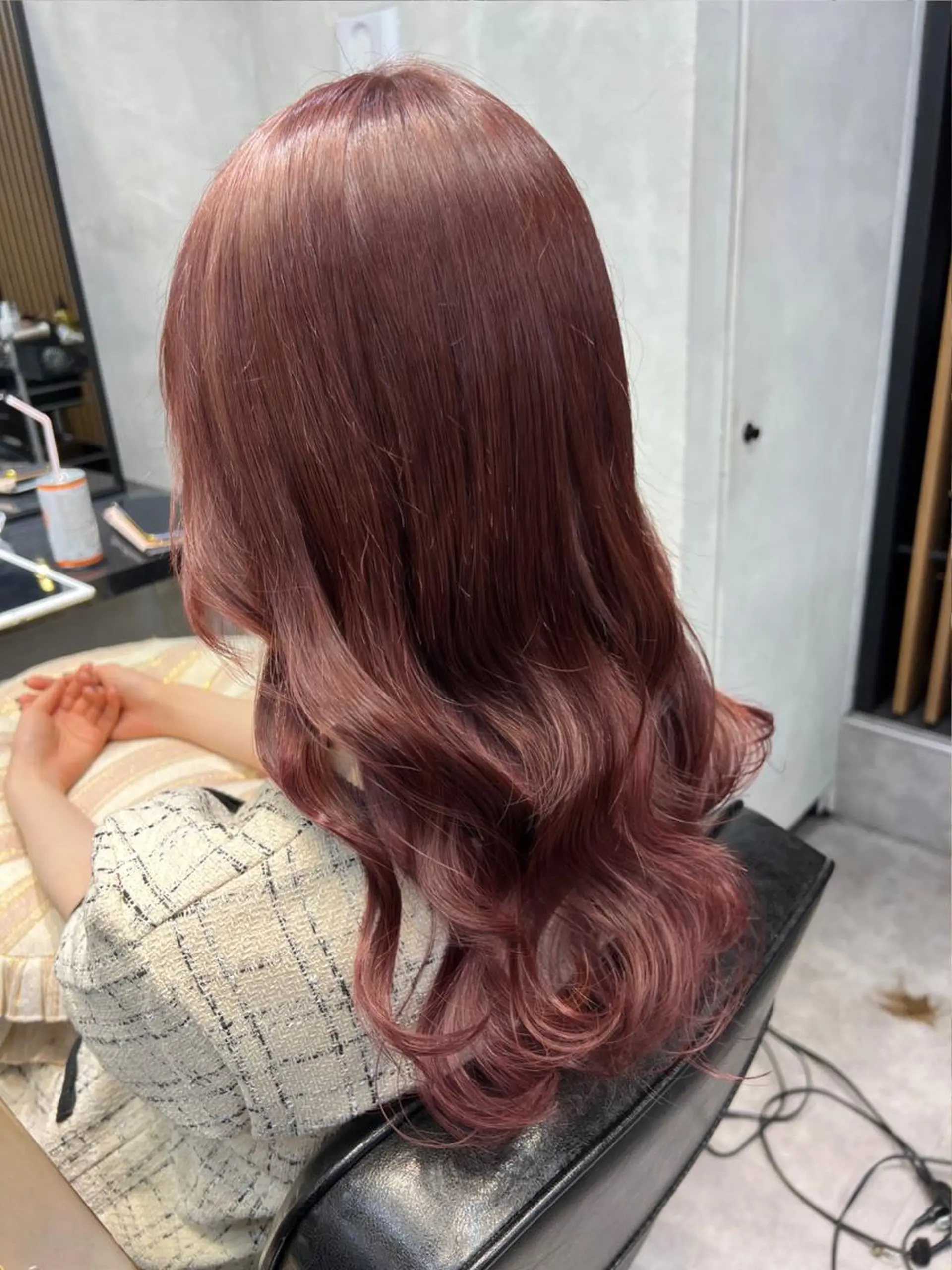 セミロング カラー ヘアアレンジ シールエクステ アッシュ バレイヤージュ ベージュカラー ブリーチ ヘアカラー トリートメント ar+ ❤︎ maiのヘアスタイル