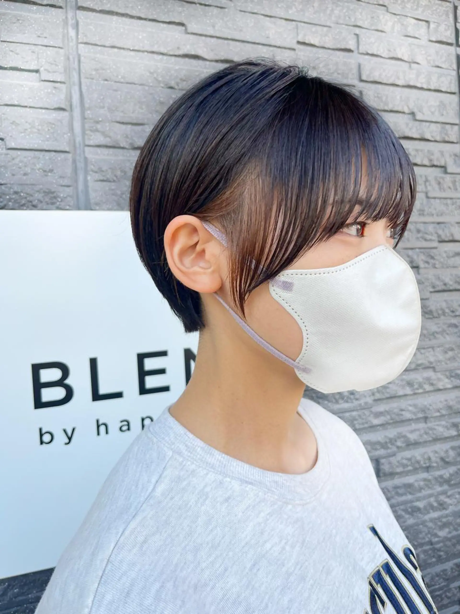 ショート カラー ショートボブ 丸みショート ボブ くびれヘア 髪質改善 BLENDby happiness所属・KAORU/絹髪 /髪質改善/奈良のヘアスタイル