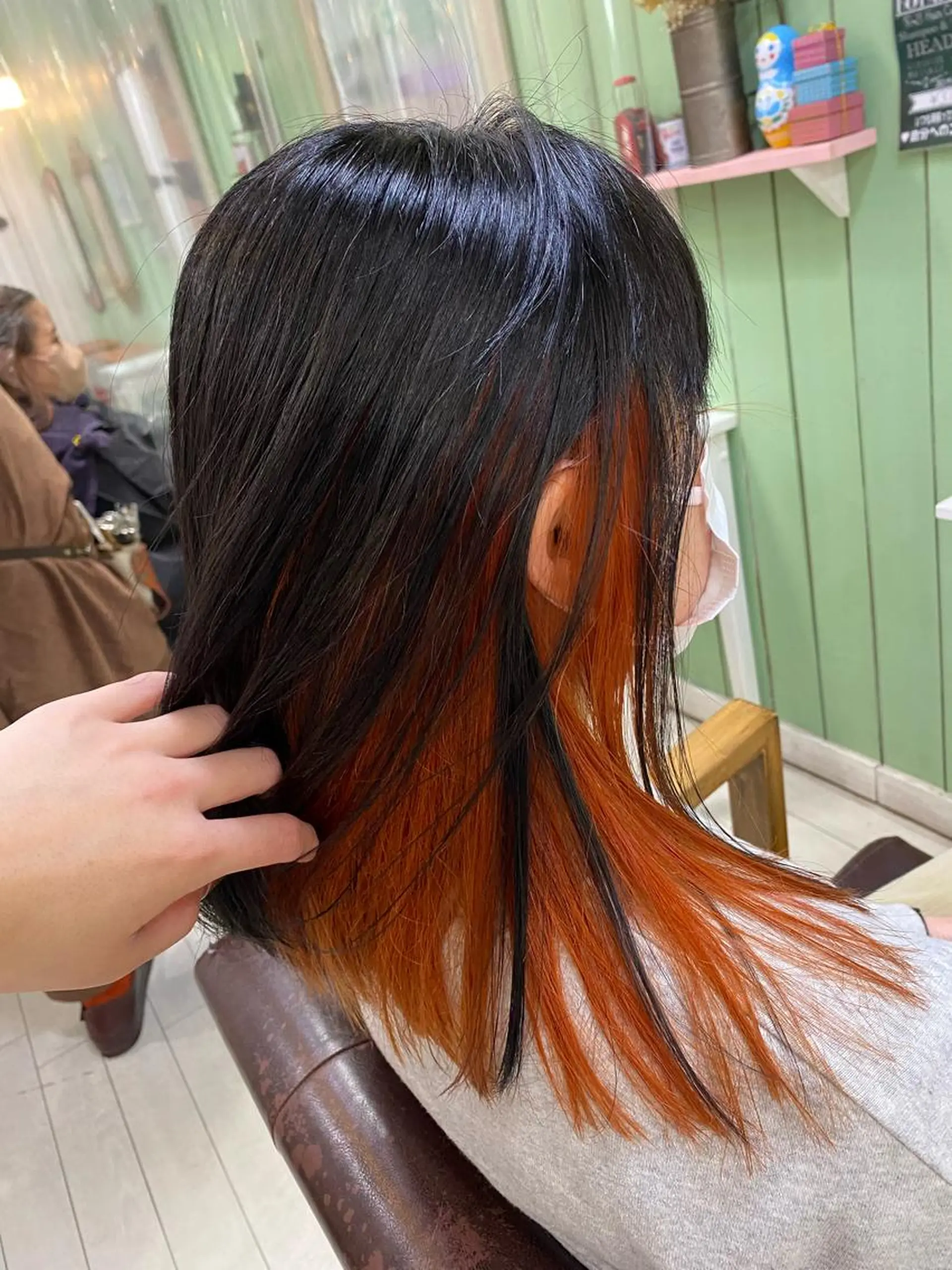 ミディアム 🩶西 雪乃/透明感 くすみカラー🫧のヘアスタイル