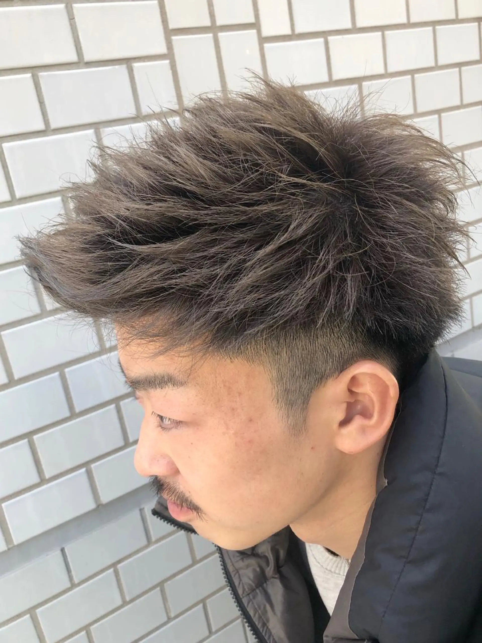 ショート メンズ 韓国風メンズ/毛流れ ヘアなら須田龍世のヘアスタイル