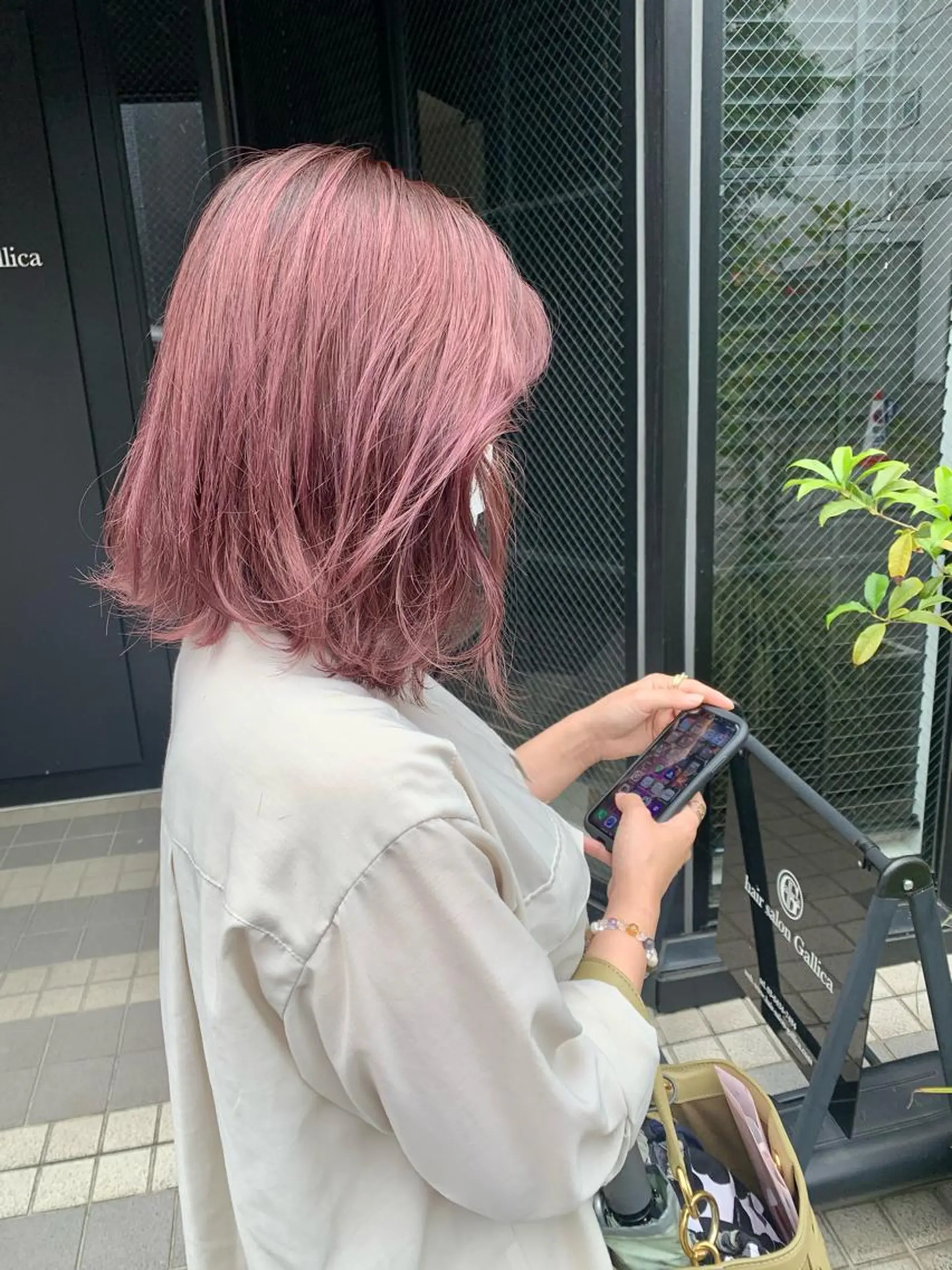 カラー ラベンダー/レイヤー スタイル🤎mamiのヘアスタイル