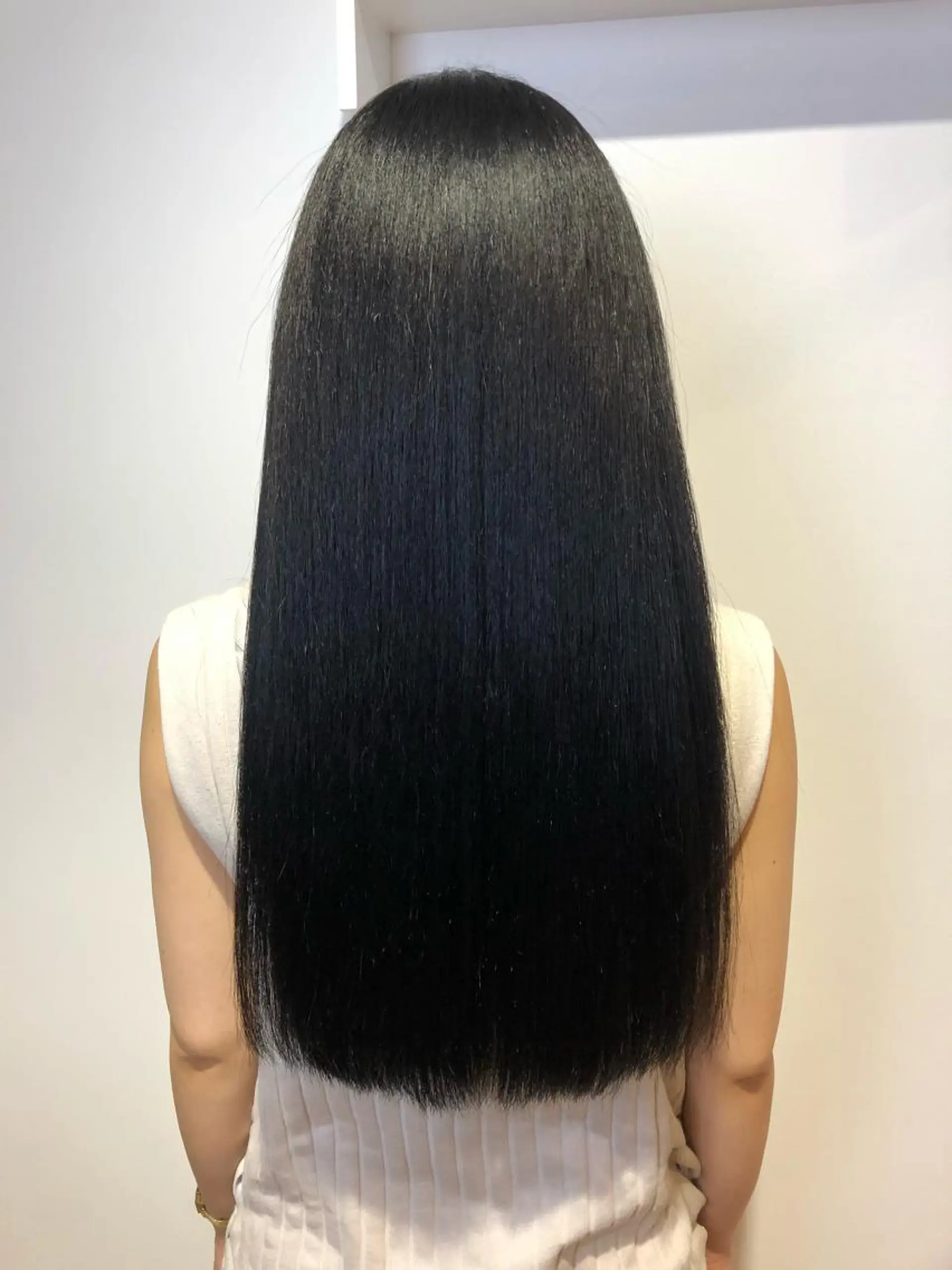 ロング カラー カット ヘアカラー トリートメント 青野 文香のヘアスタイル