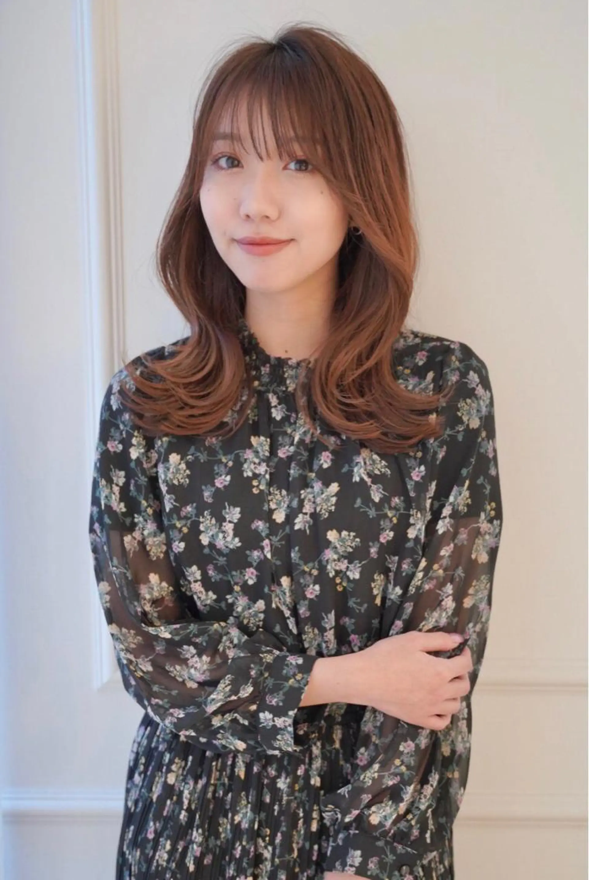 ミディアム くびれヘア 外ハネヘア レイヤー⭐️カラー ⭐️平川雅史のヘアスタイル