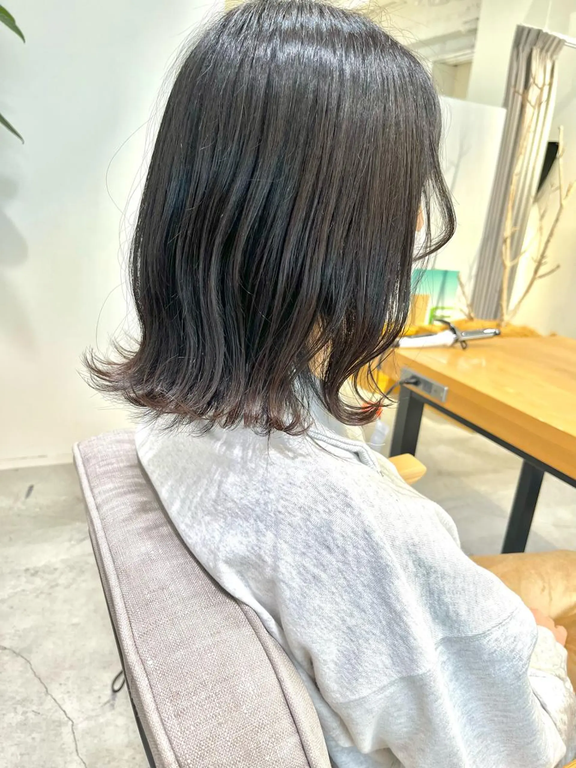 ミディアム カット ヘアカラー トリートメント 宮永 瑞樹のヘアスタイル