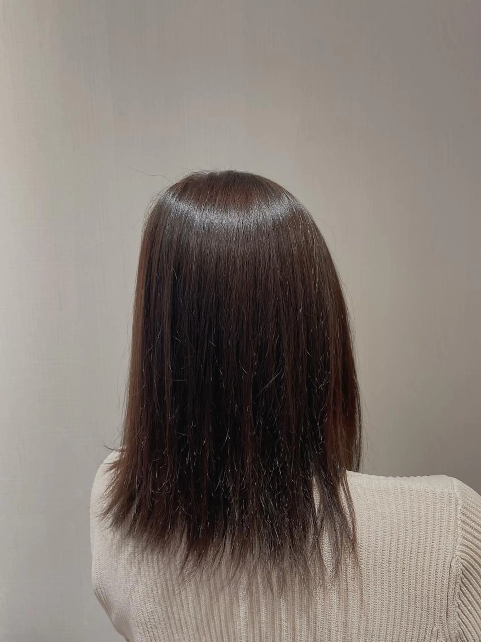 ミディアム カラー ブリーチ 透明感カラー グレージュ ブリーチなしカラー ナチュラル🧡可愛い MINAMIのヘアスタイル