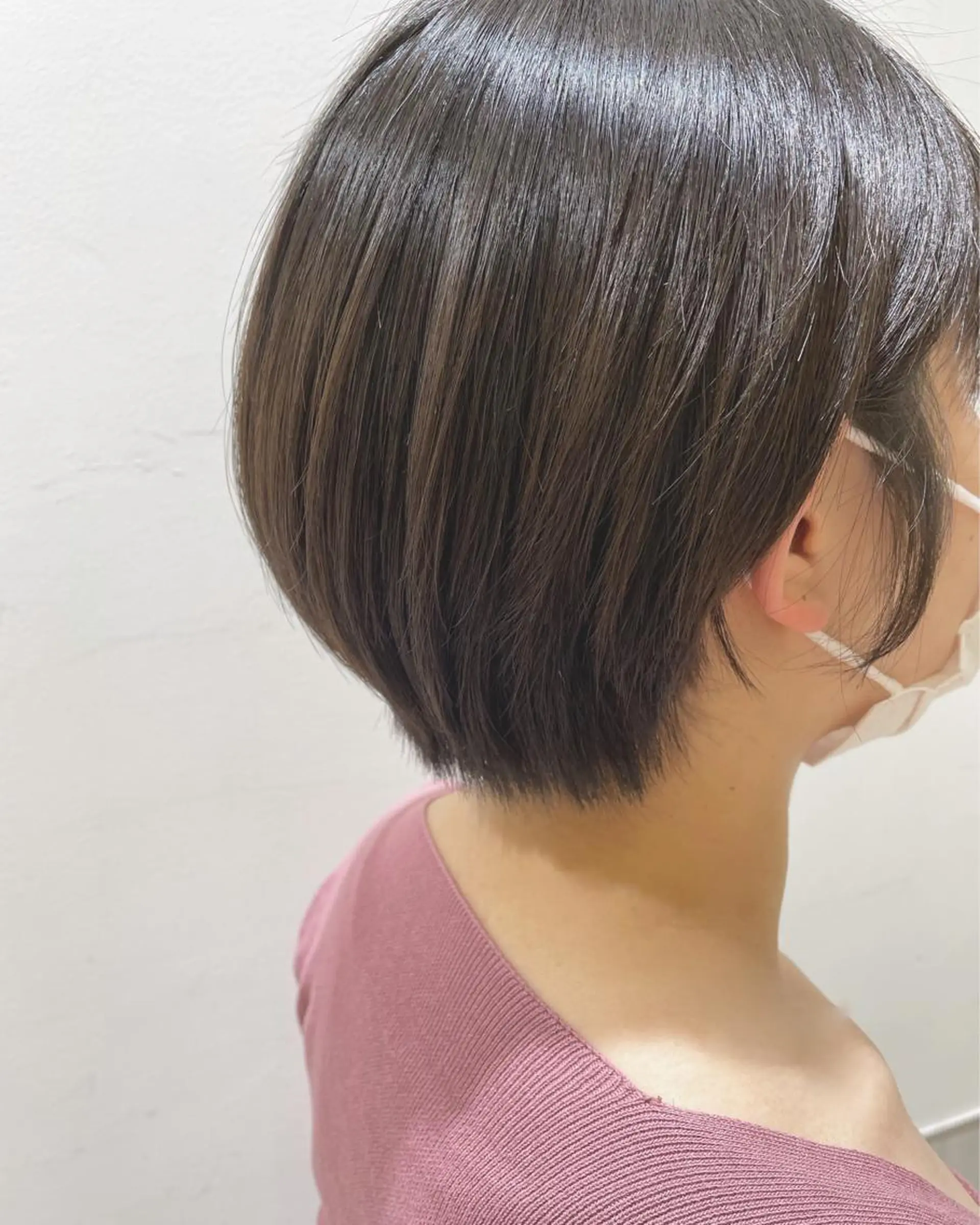 ショート 丸みショート ショートヘア カット 透明感カラー🩵 mioのヘアスタイル