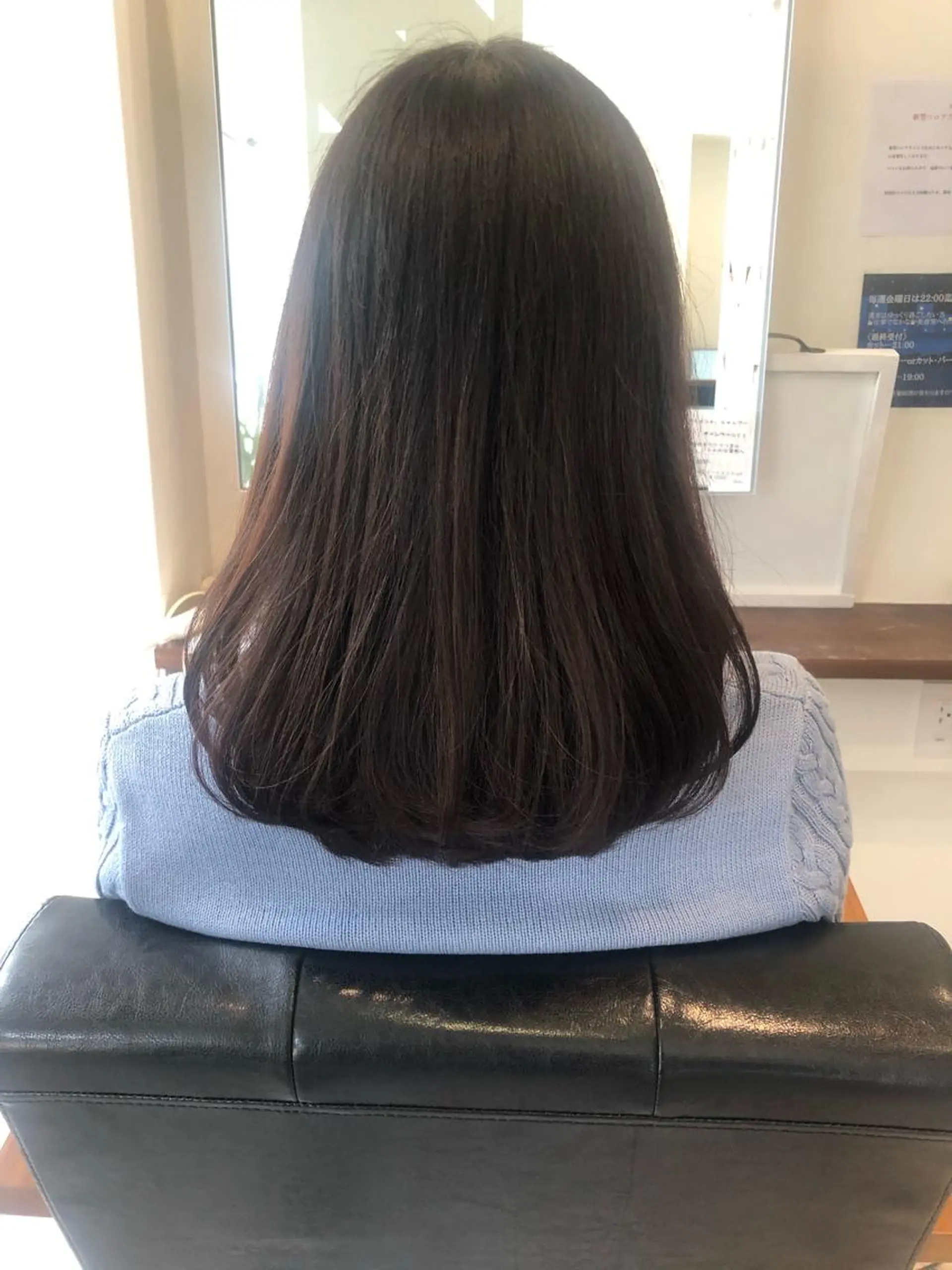 セミロング 髪質改善✨️透明感カ ラー✧*。山下さいみのヘアスタイル