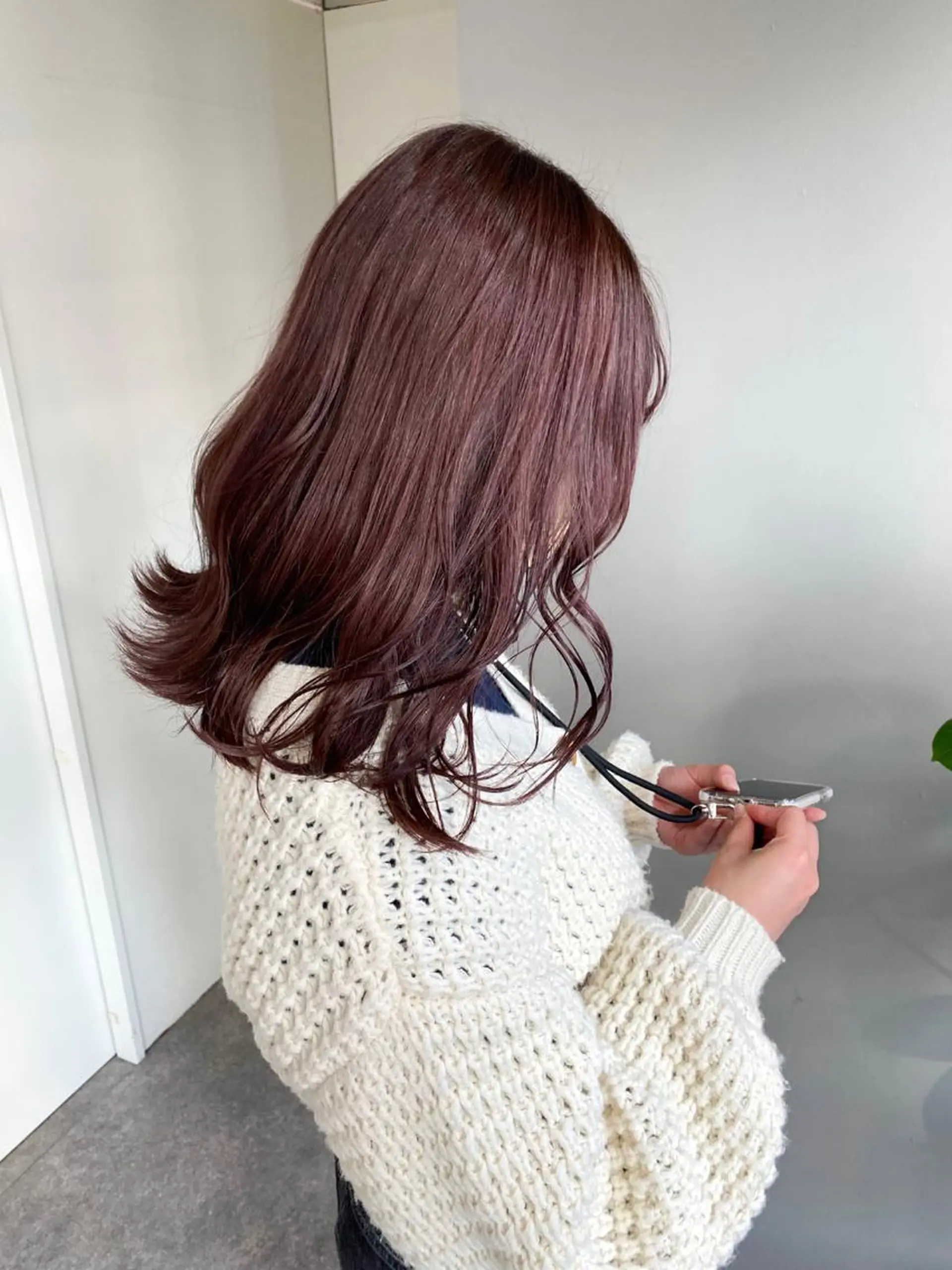 ミディアム カラー ヘアアレンジ ブリーチ ヘアカラー ボブ /ニュアンス/ satomi🧸💖のヘアスタイル