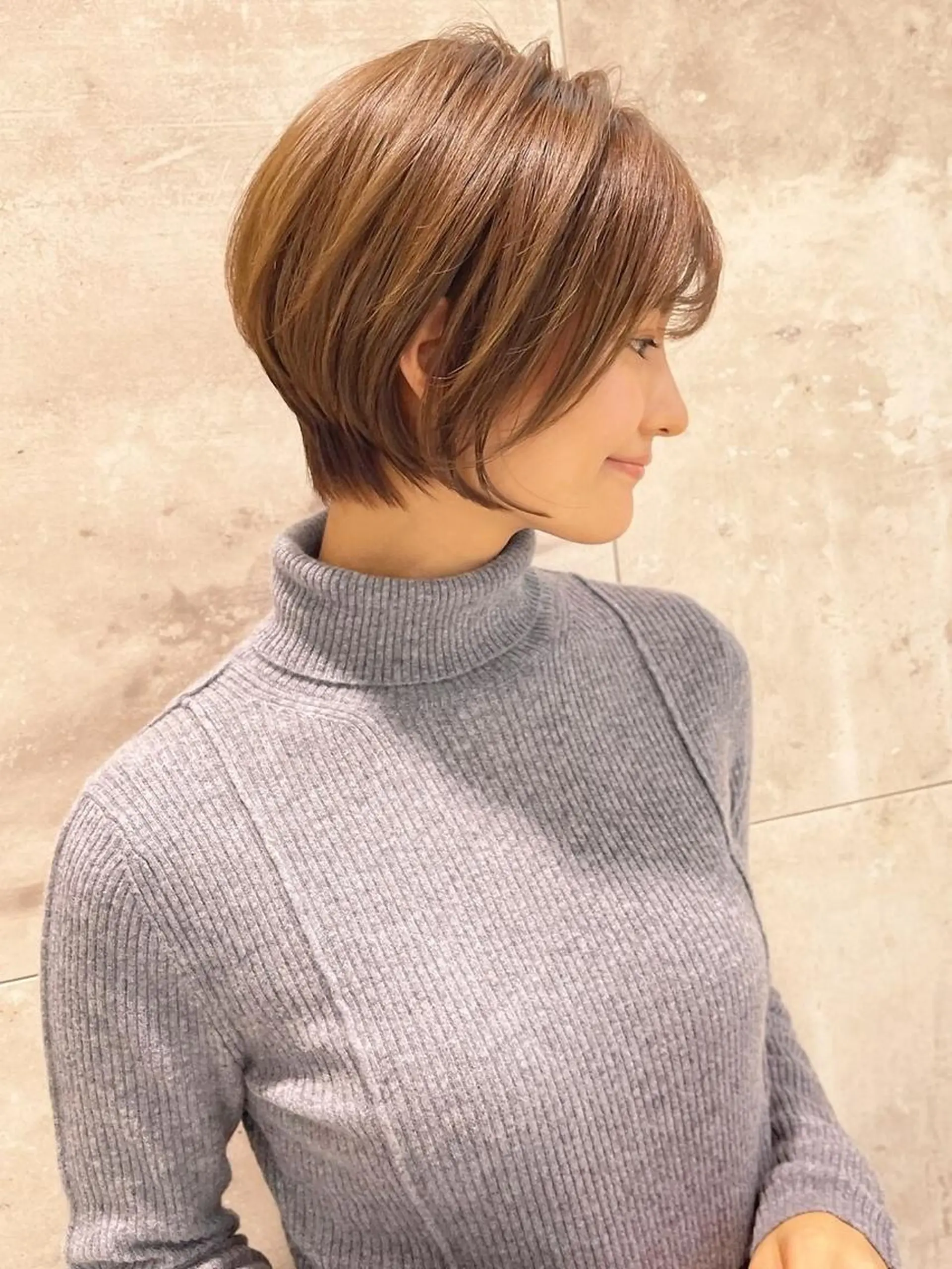 ショート カラー くびれヘア ショートヘア grand表参道所属・西村 公孝のヘアスタイル