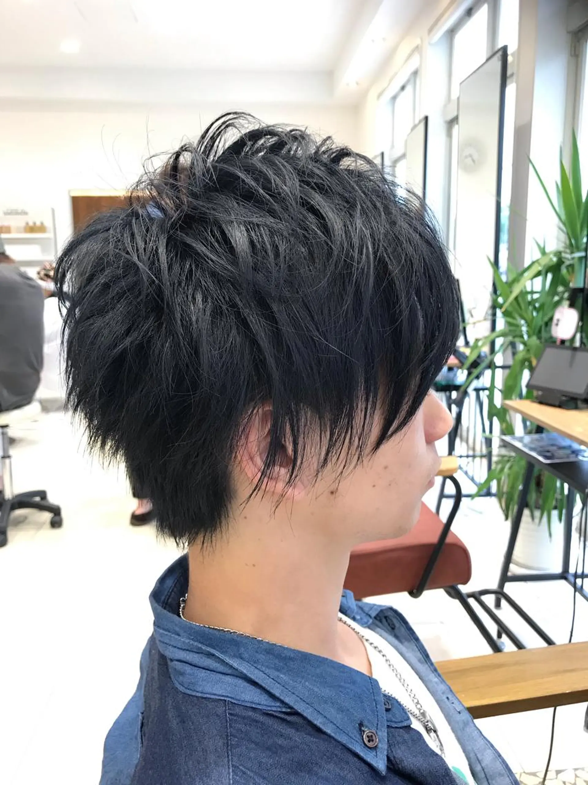 ショート カラー メンズ カット ヘアカラー 中野 克也のヘアスタイル