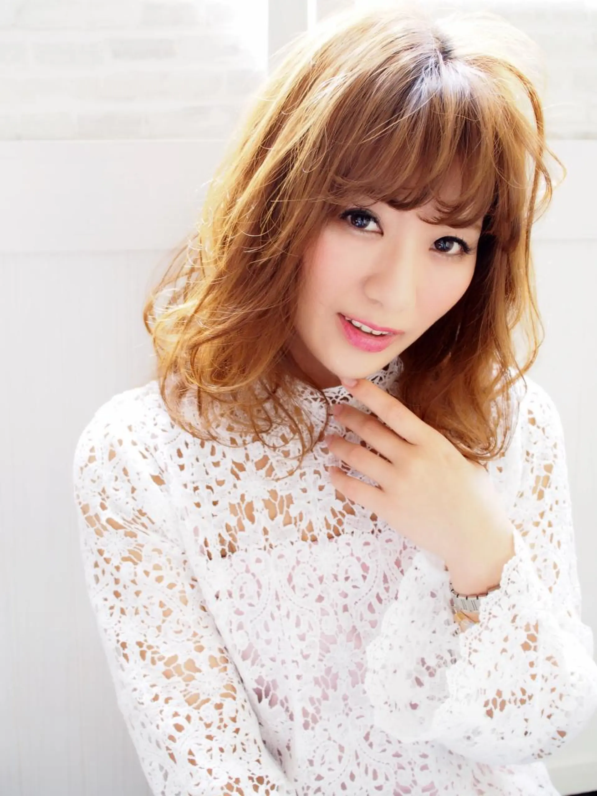 ミディアム ほさか しんごのヘアスタイル