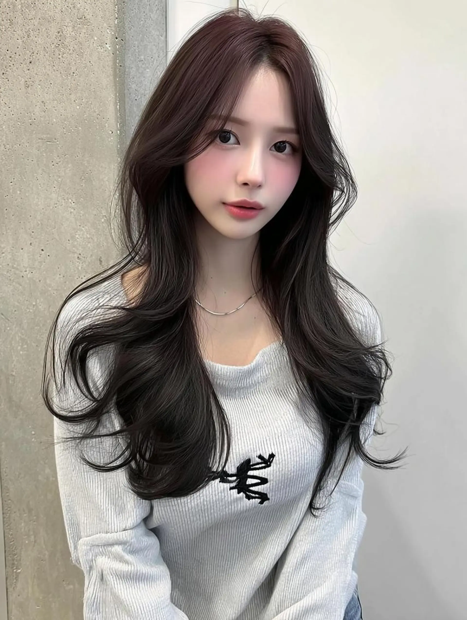 ロング ヘアカラー トリートメント 藤村 雄大のヘアスタイル