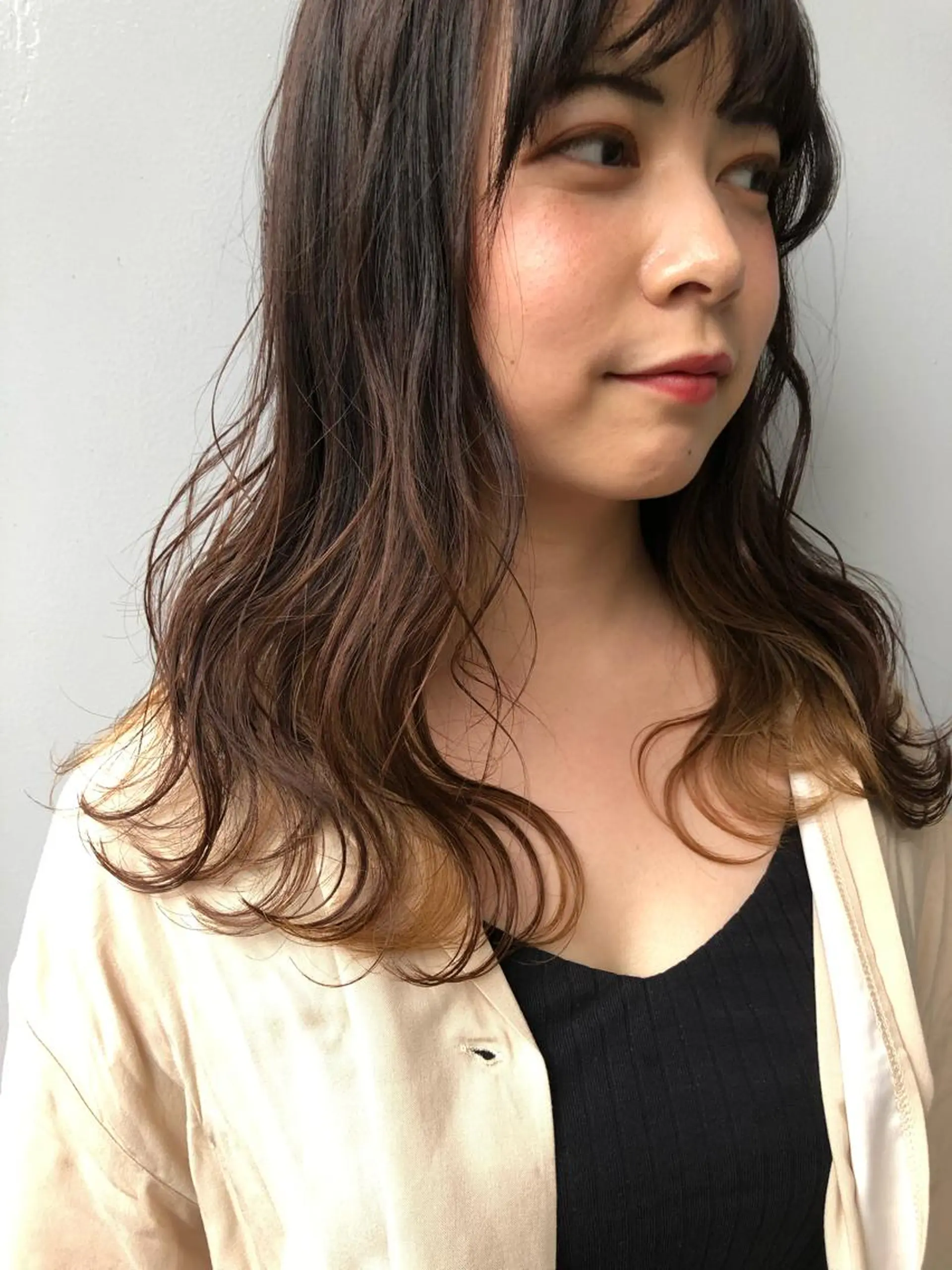 セミロング カラー Nero✂︎ officialのヘアスタイル