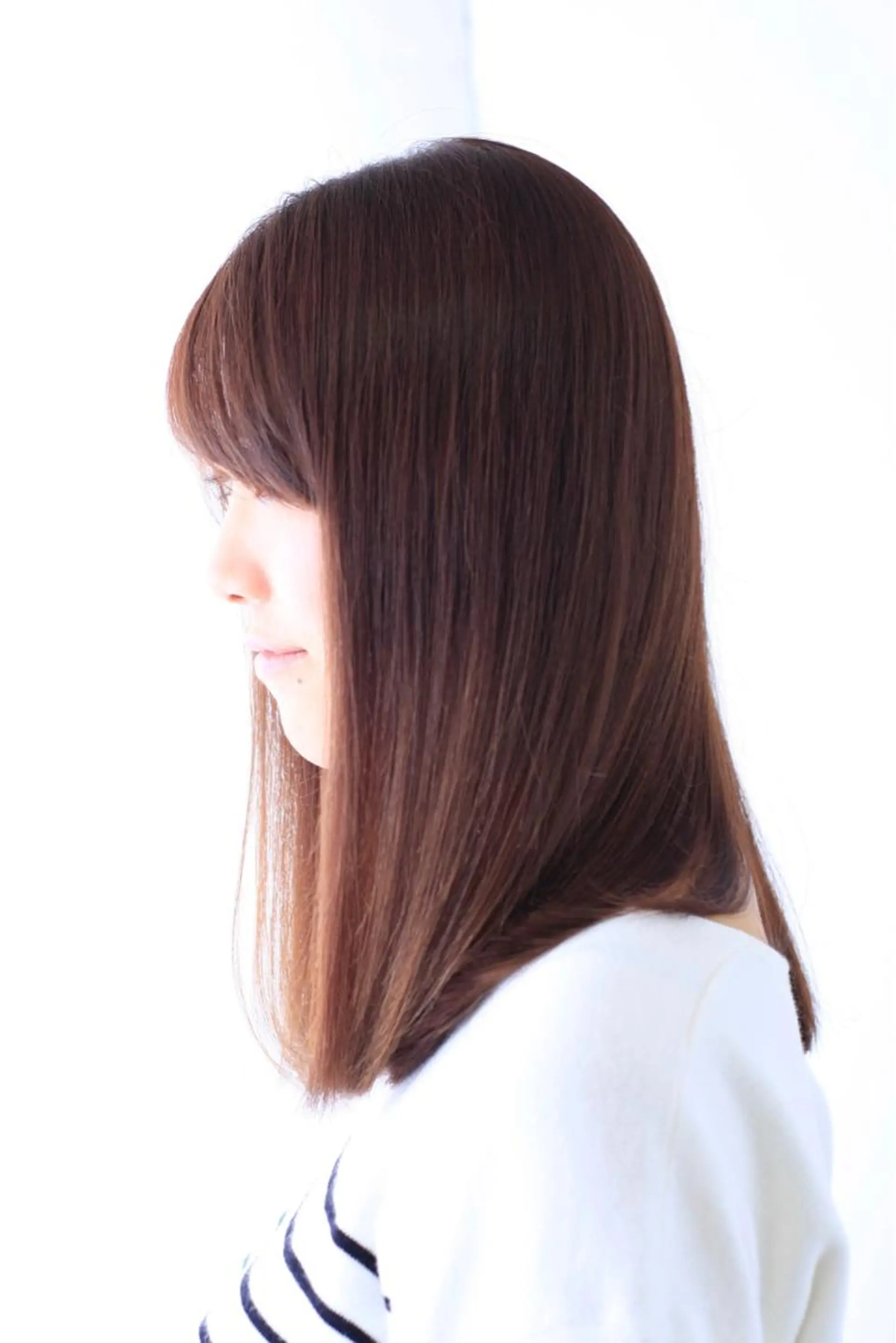 セミロング 縮毛矯正 トリートメント Ash 武蔵境店のヘアスタイル