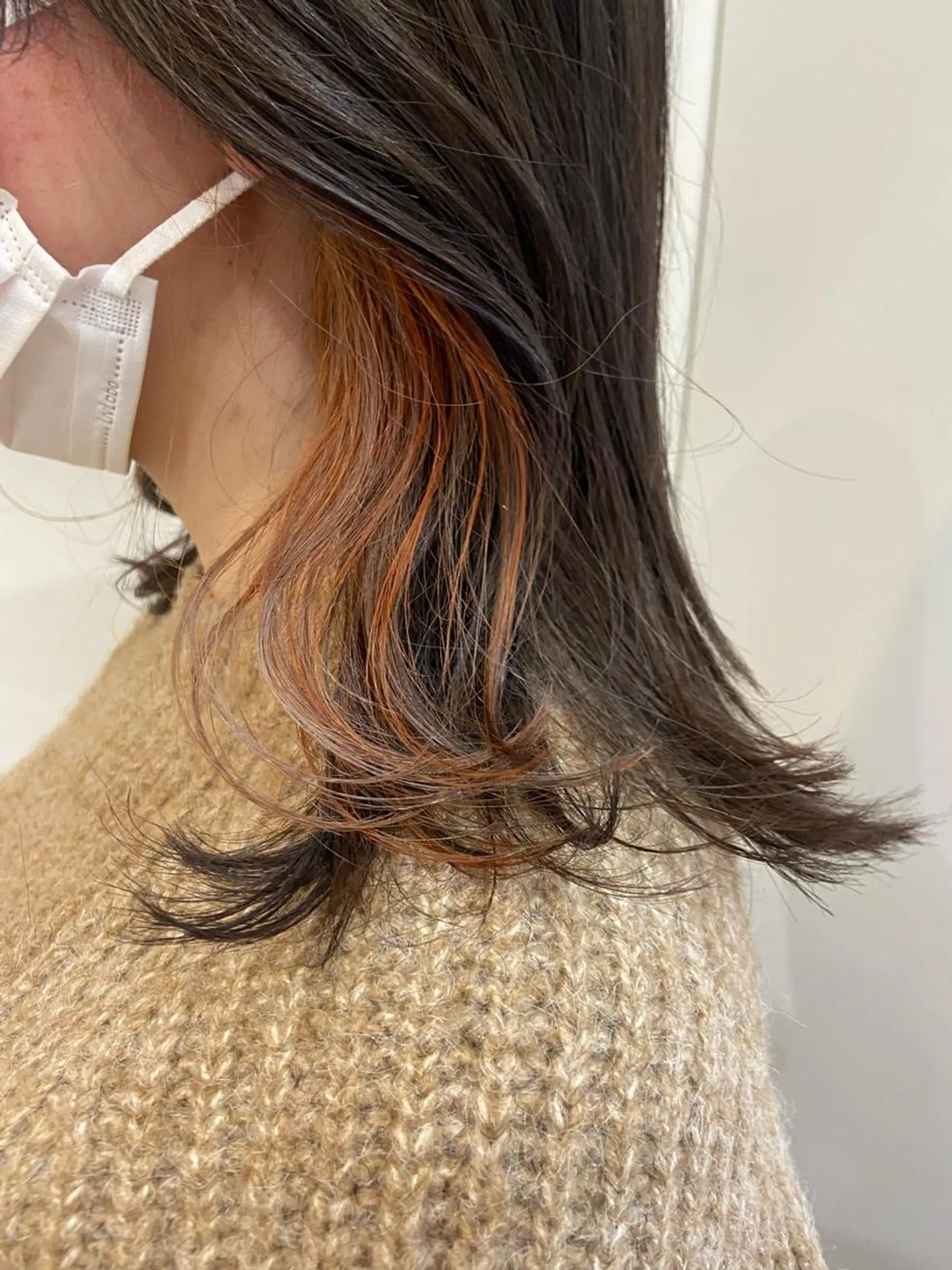 セミロング カット ヘアカラー トリートメント ボブ/透明感カラー 🧸YUI❤️のヘアスタイル