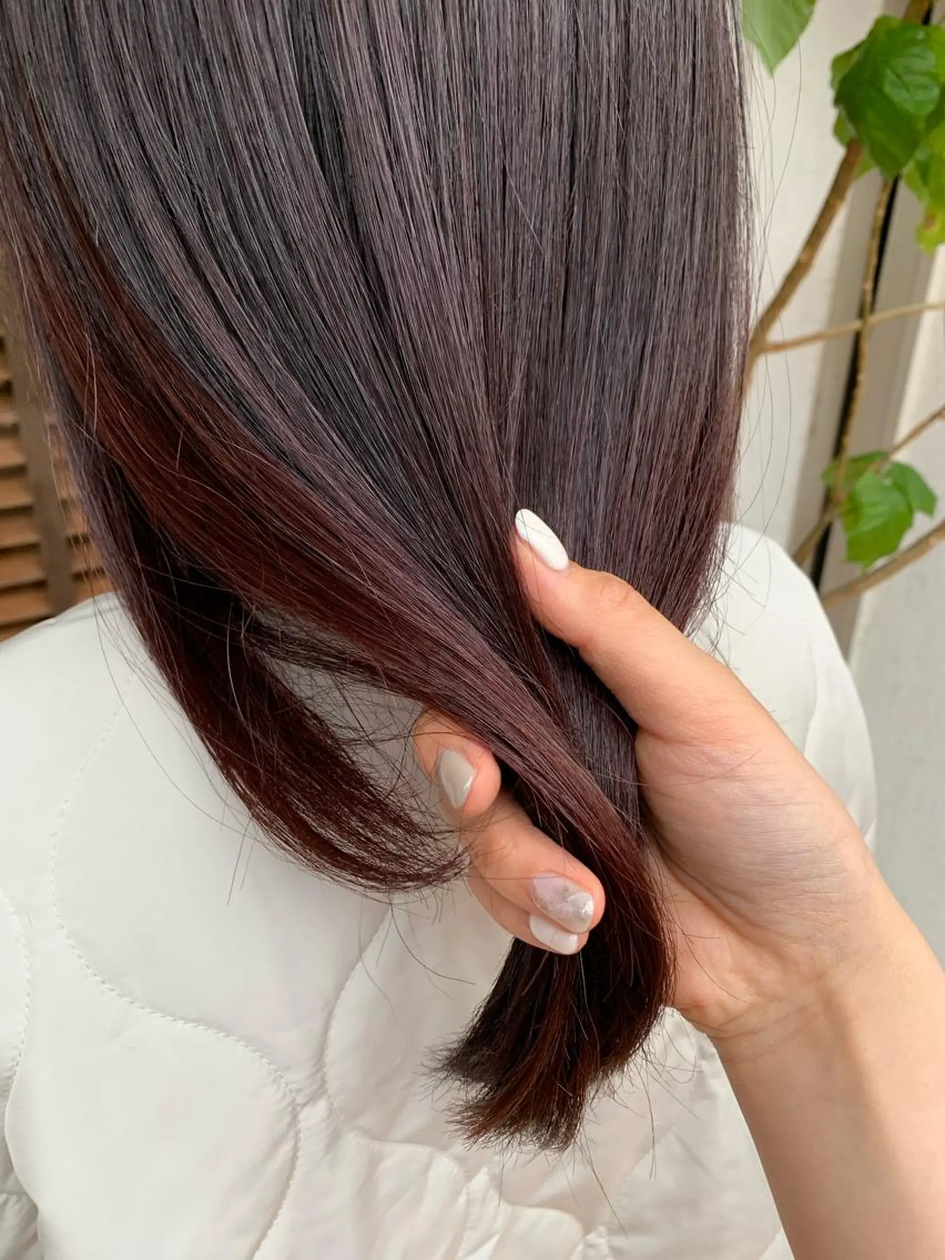 セミロング カラー トリートメント putri 川邉 優花のヘアスタイル