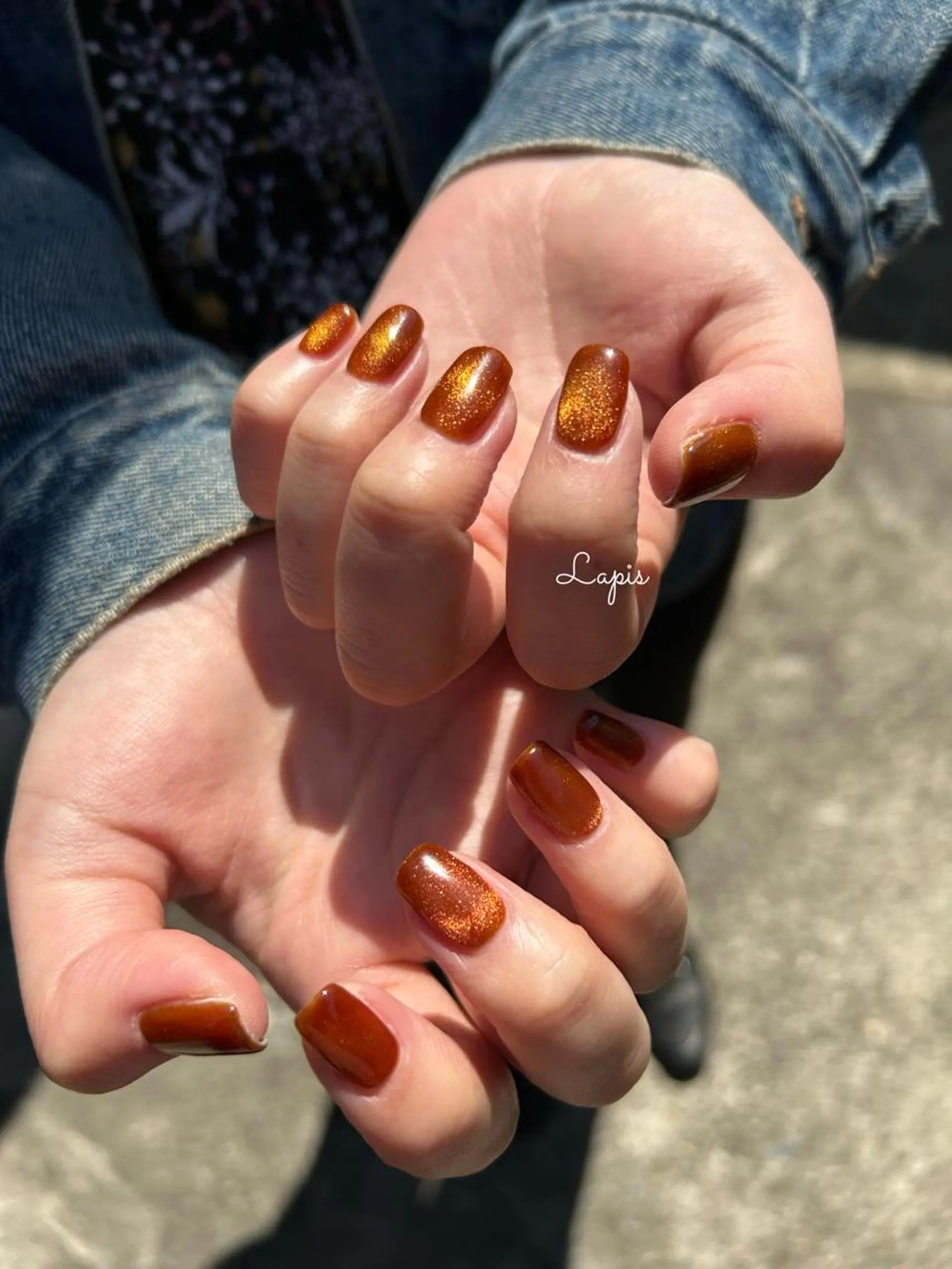 ネイル マグネットネイル ハンドネイル Lapis *のネイルデザイン