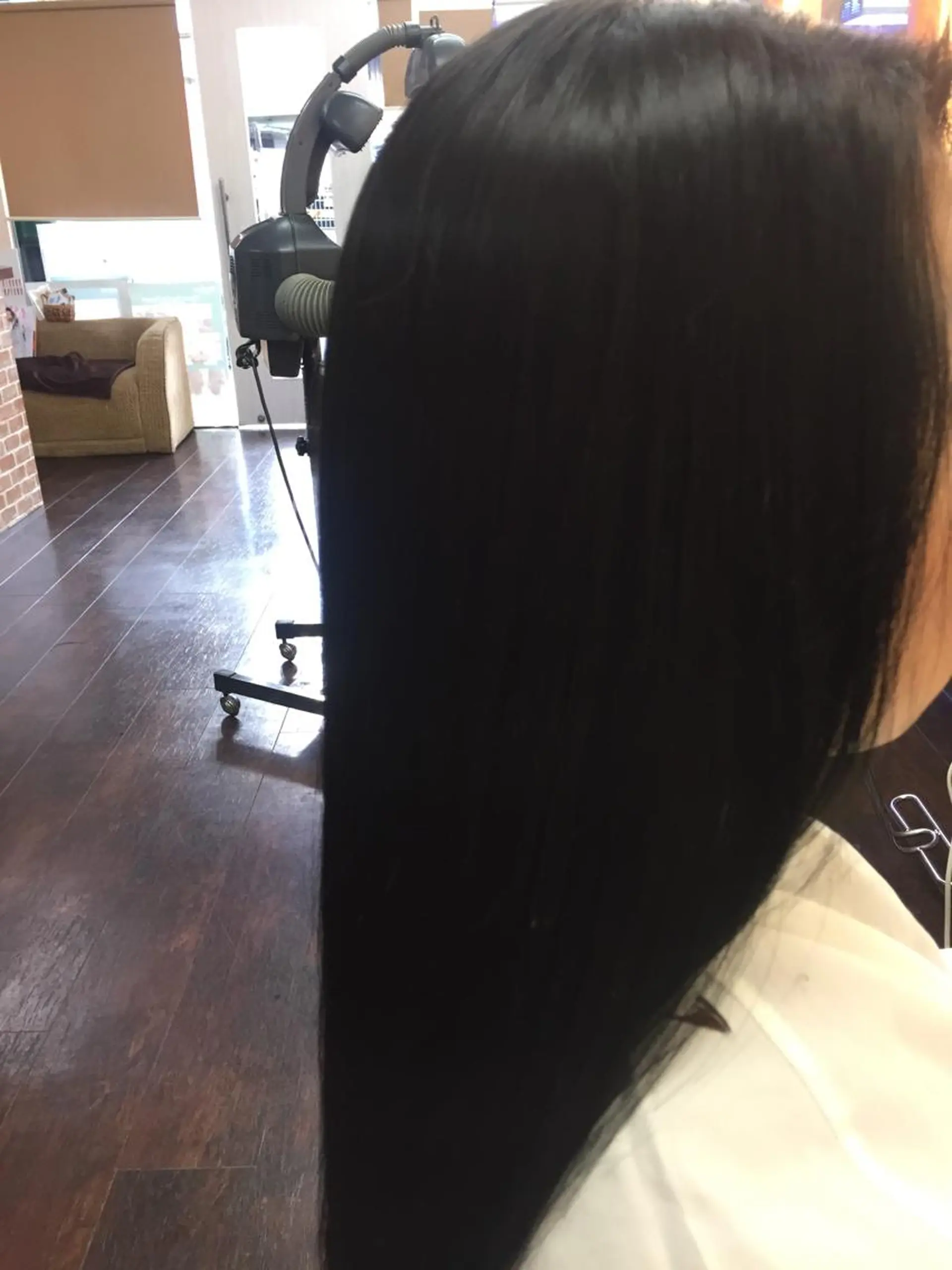 セミロング カラー 桧山 真のヘアスタイル