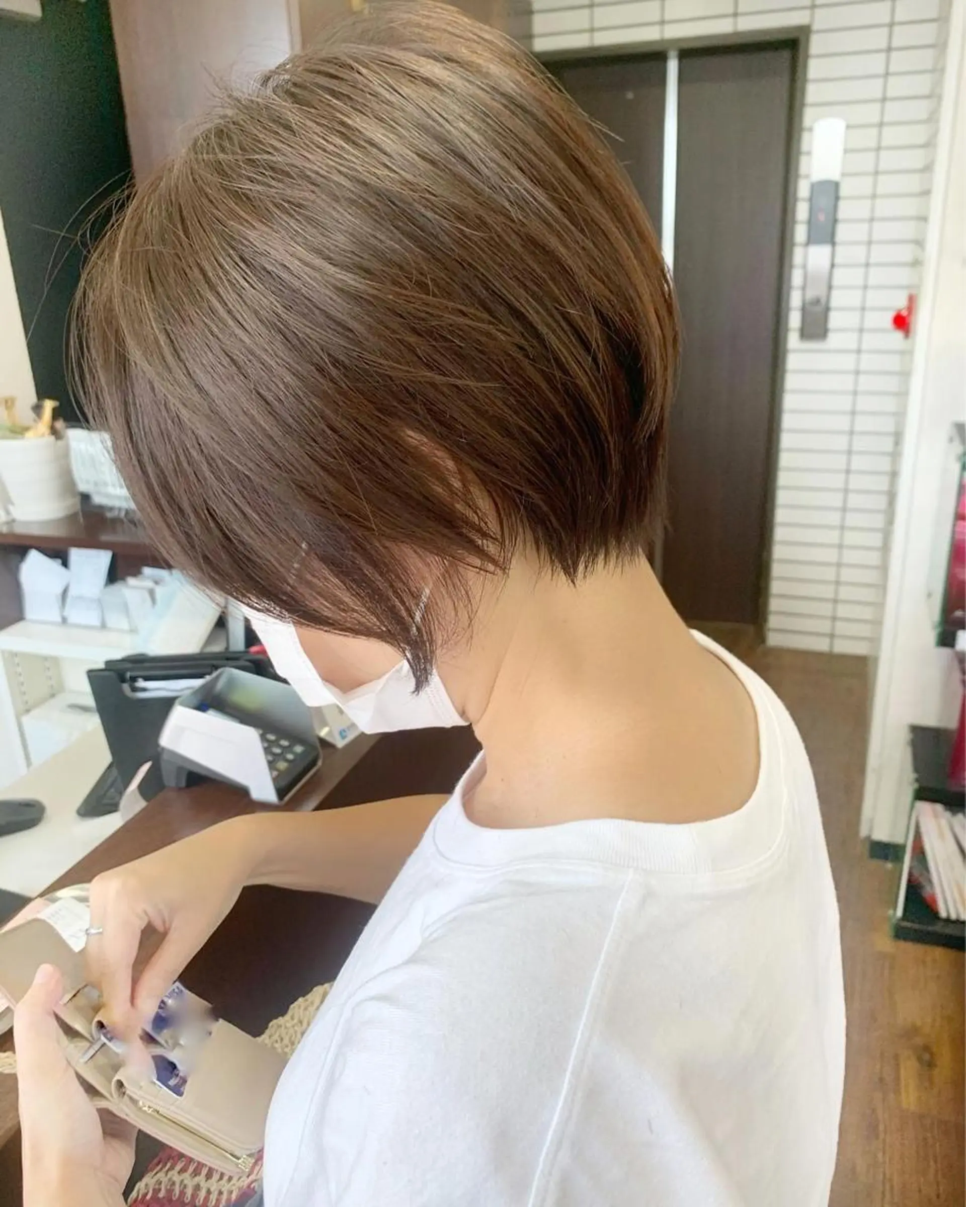 ショート 縮毛矯正/ショート/ レイヤー/畑中正敏のヘアスタイル