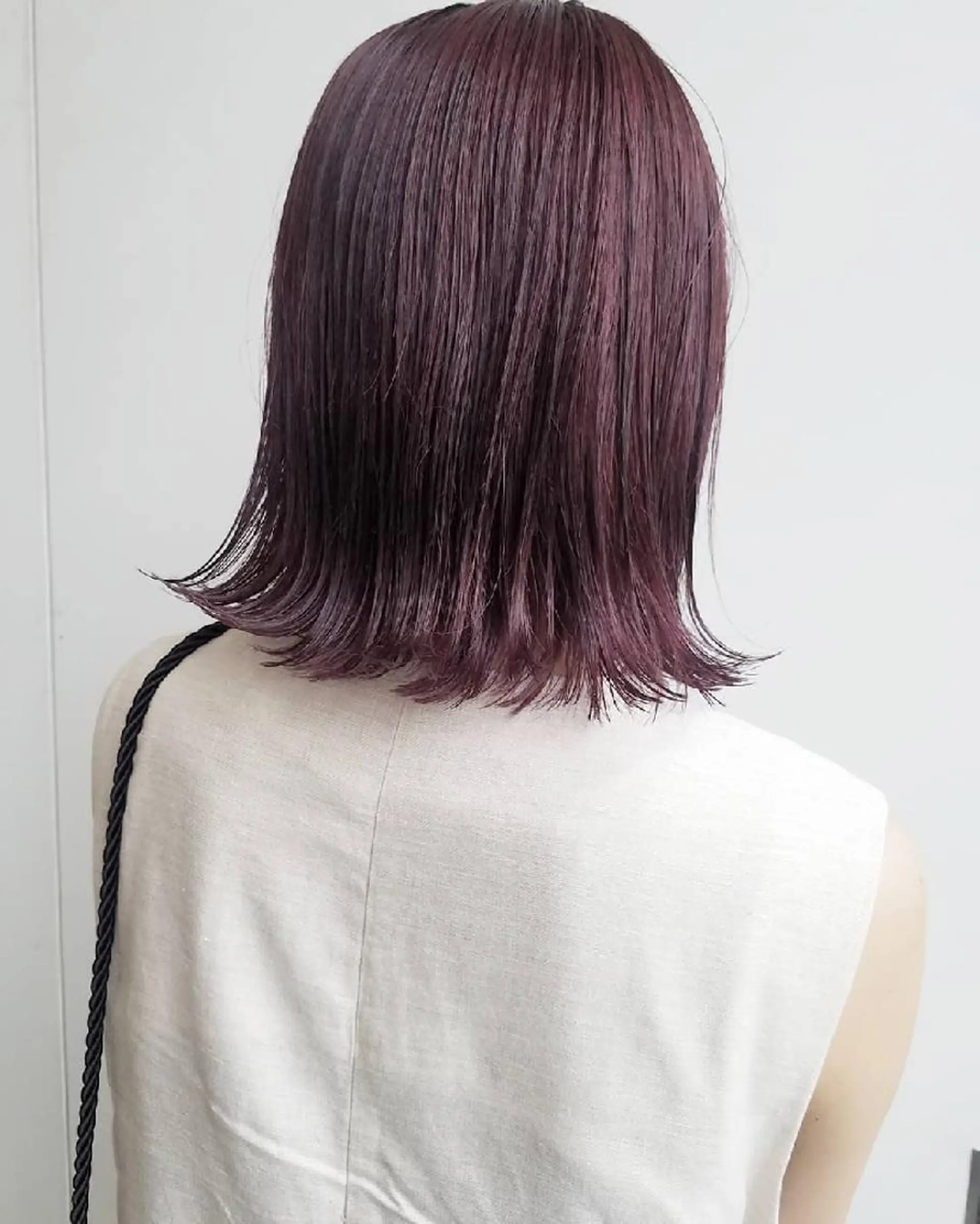 カラー ミディアム ボルドーカラー ダブルカラー ピンクカラー iplus まつげ、眉毛、耳つぼのマツエク・マツパデザイン