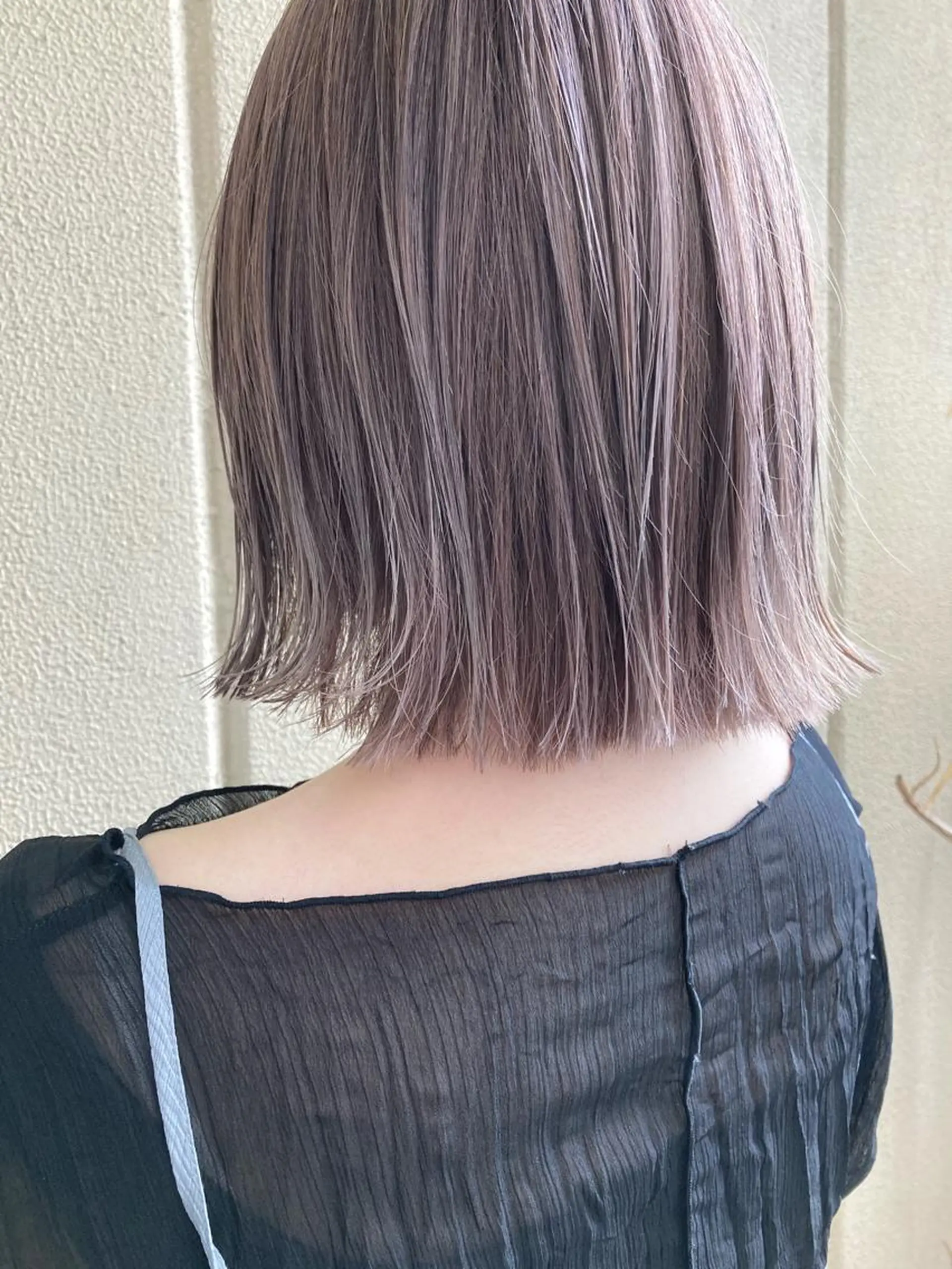 ミディアム ラベンダーベージュ ヘアカラー カラーリスト菅野 竜矢🌈のヘアスタイル