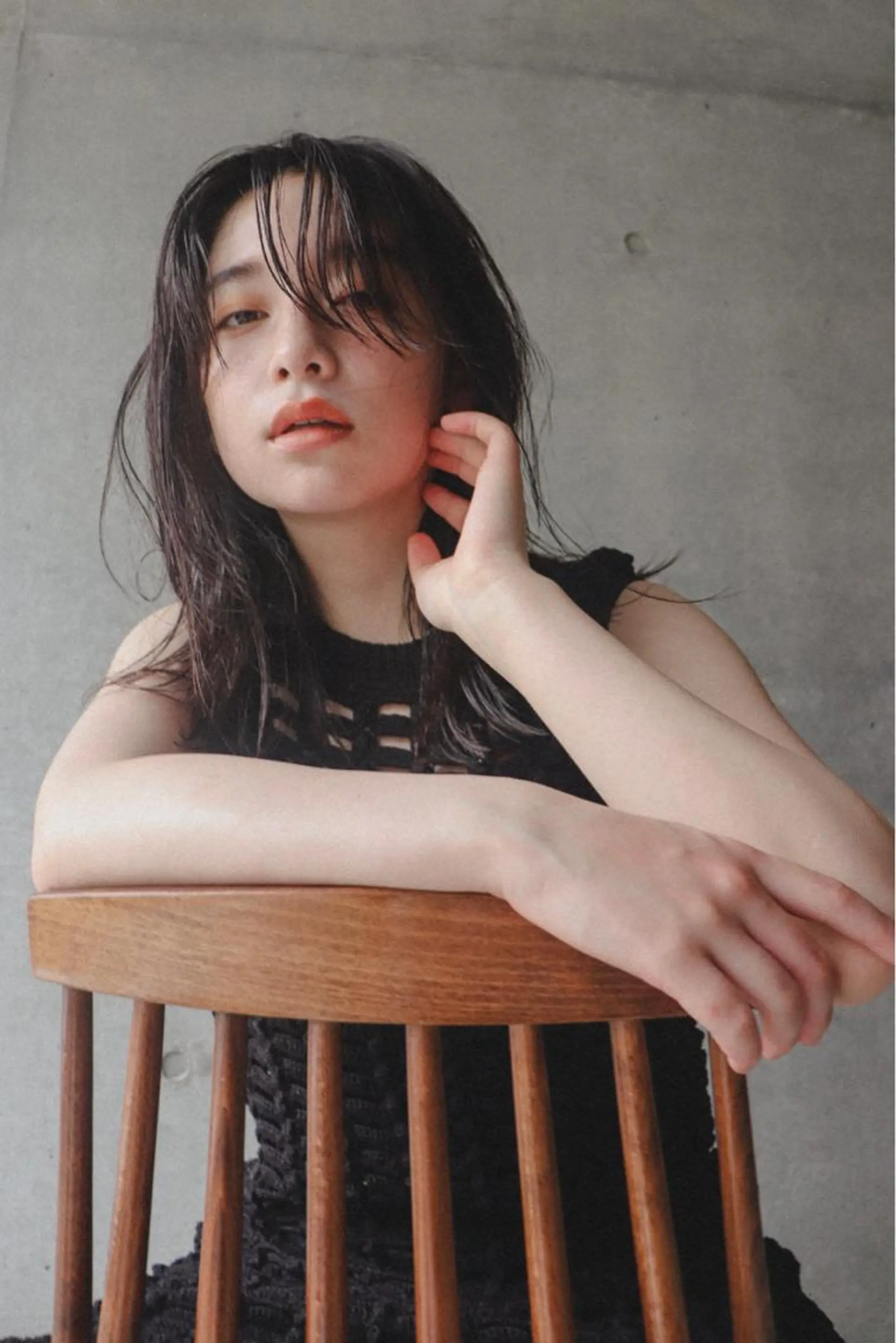 ミディアム タンバルモリパーマ 礒井メンキのヘアスタイル