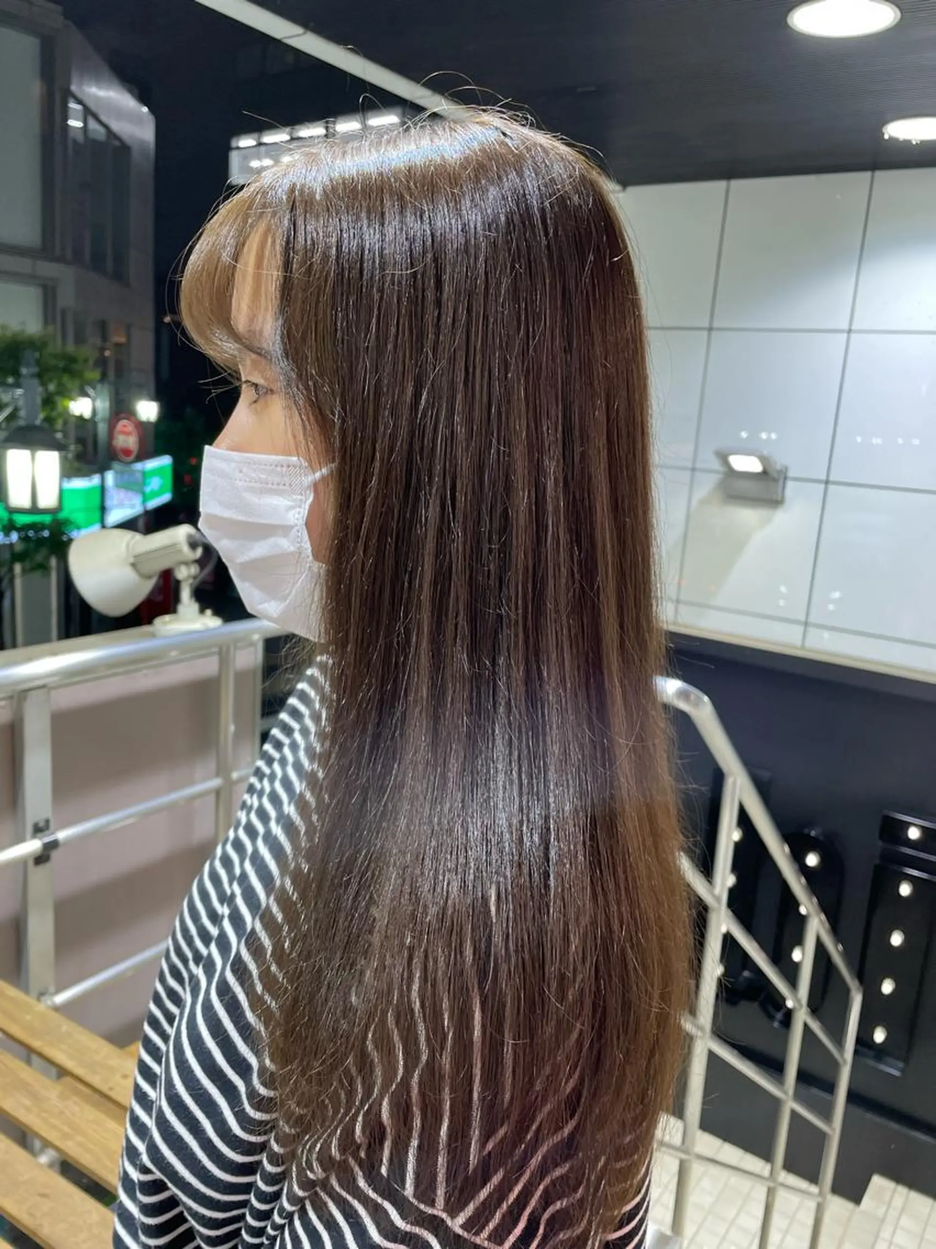 セミロング カラー ブリーチ ブラウンカラー ブリーチなしカラー ヘアカラー メンズ/艶髪/カラー サクラ🌸のヘアスタイル