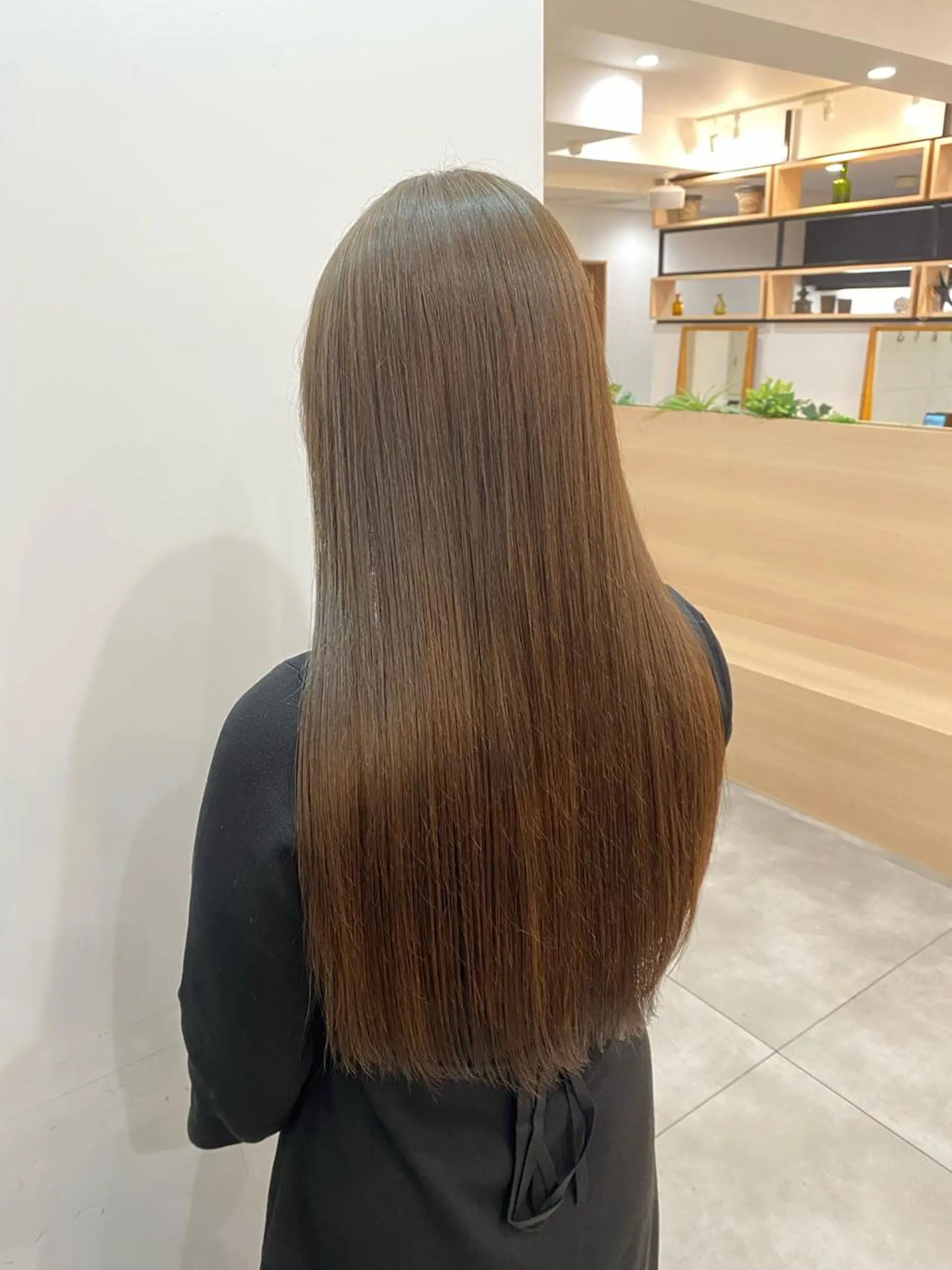 ロング カラー パーマ ヘアアレンジ アイブロウ カット 縮毛矯正 トリートメント 🍒透明感カラー/ emiri🍒のヘアスタイル