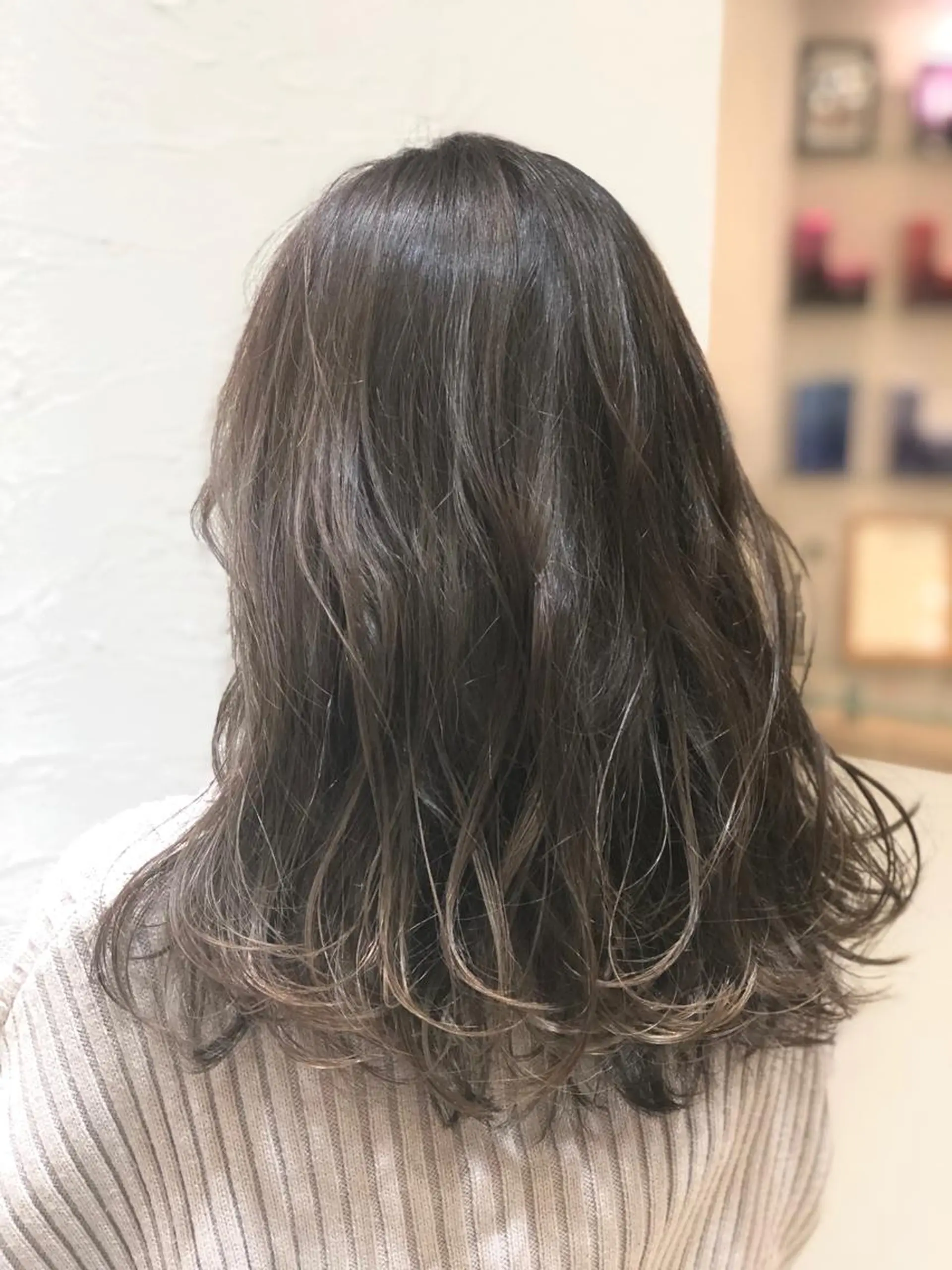 セミロング カラー 🍀褒められヘア🍀 松尾舜のヘアスタイル