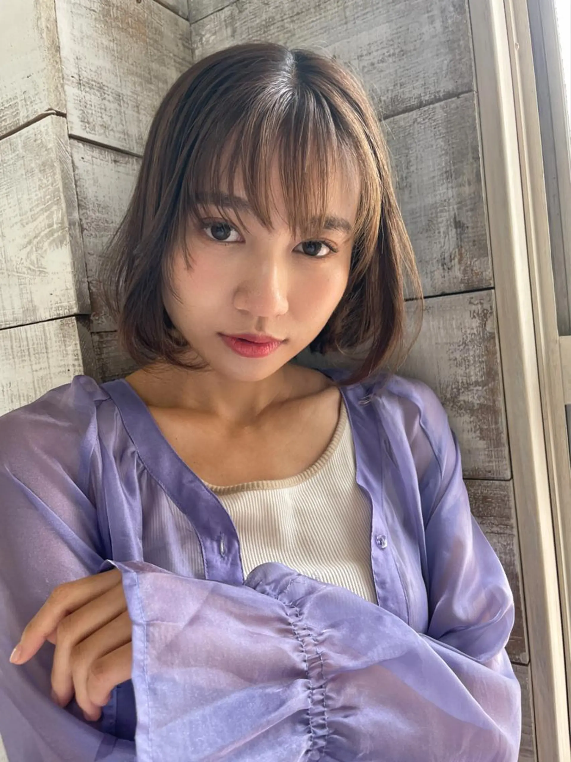 ミディアム 🖤🤍石川 アイリ🤍🖤のネイルデザイン