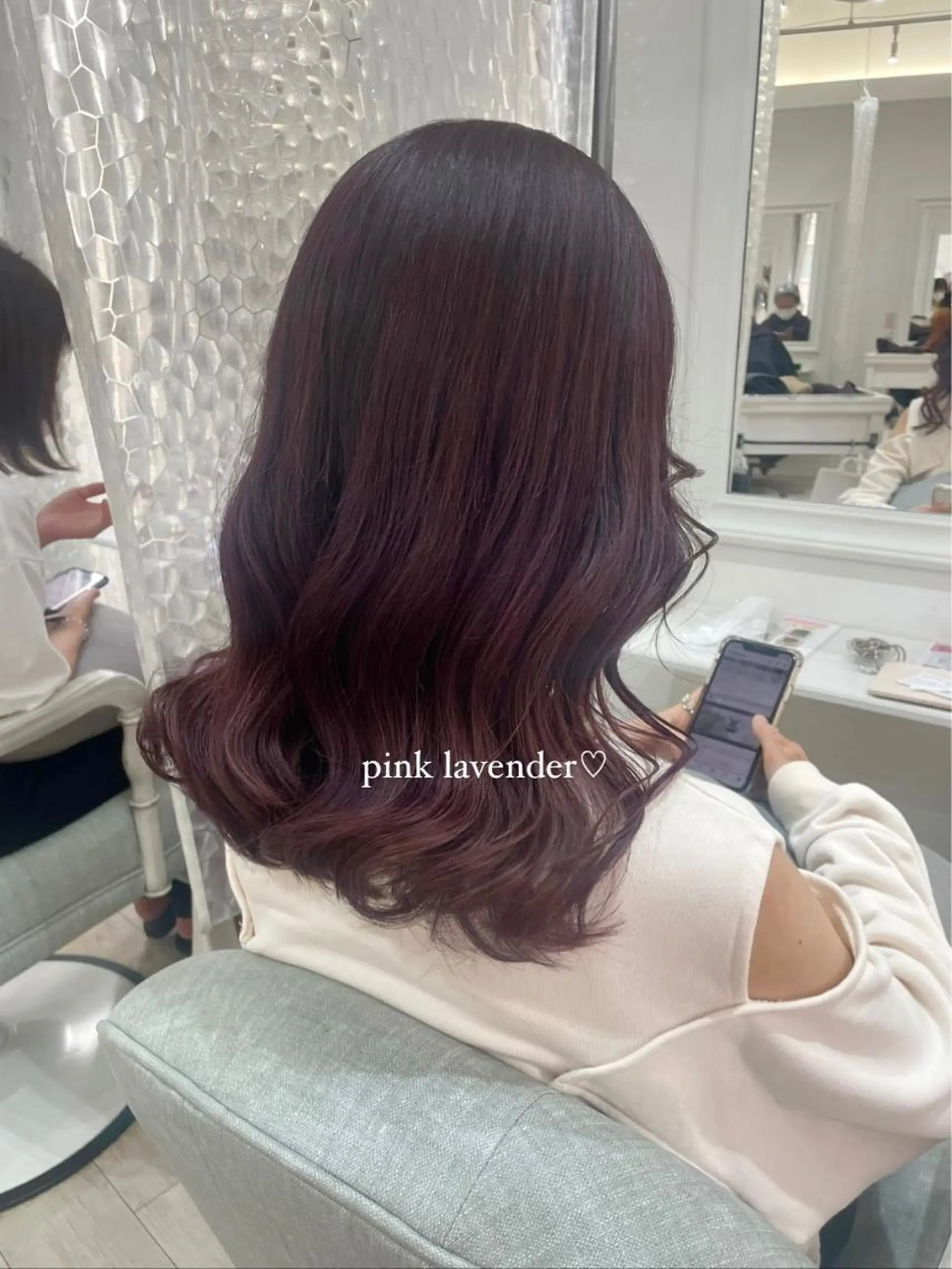 ロング カラー パーマ ヘアアレンジ キッズ ネイル マツエク・マツパ アイブロウ ヘアカラー トリートメント himawari♡ 柔らかいカラーのヘアスタイル