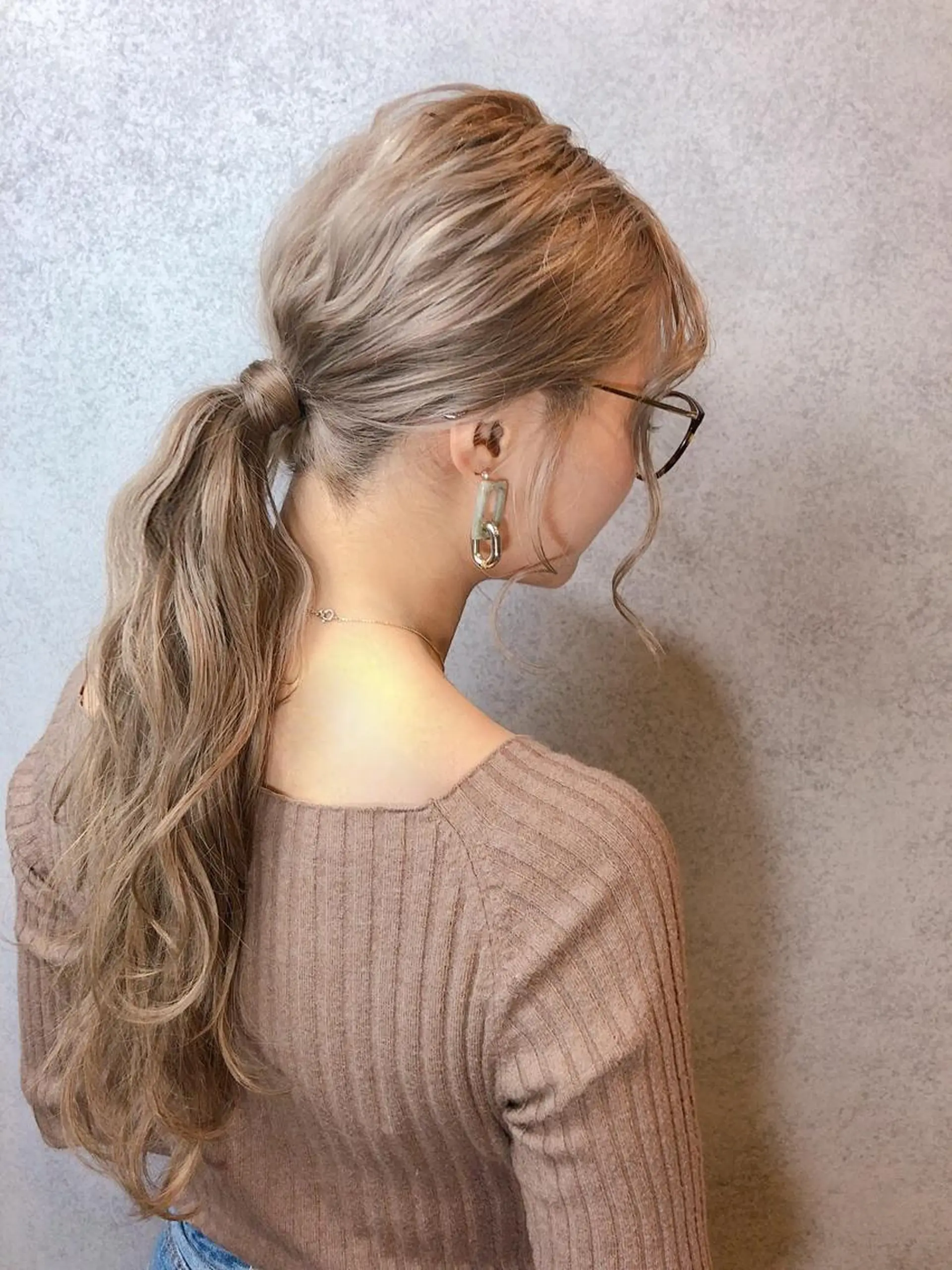 ロング カラー Minami🩵 新宿のヘアスタイル