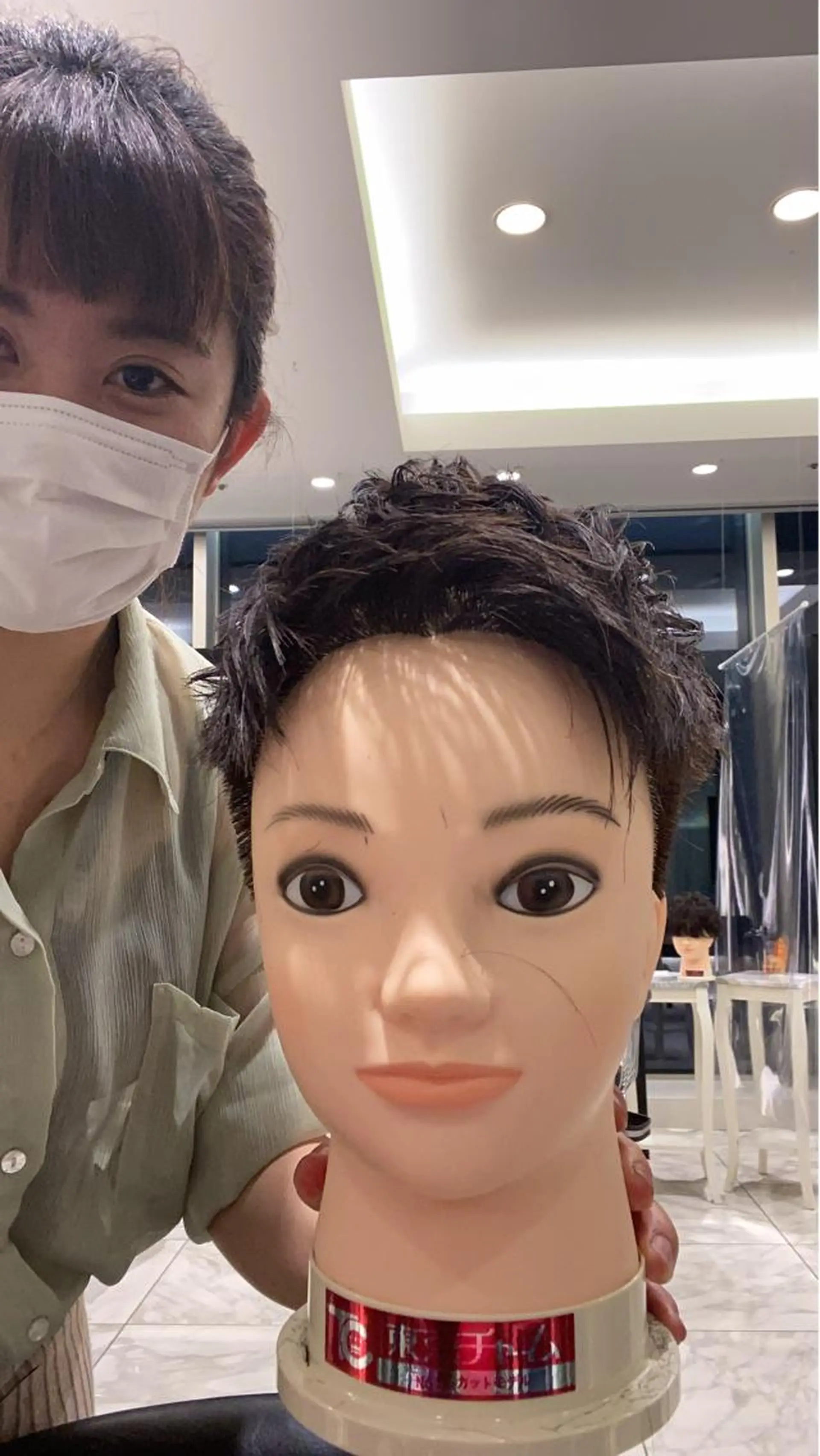 ショート メンズ ❤️パーマ美容師✂︎ 井口美緒のヘアスタイル