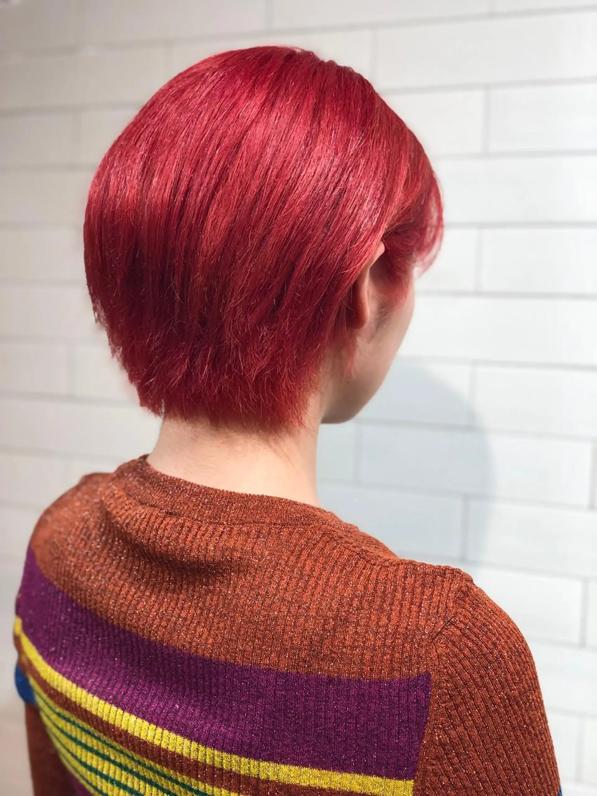 ショート カラー 🤍髪質改善➕透明感 カラー🤍川上葵のヘアスタイル