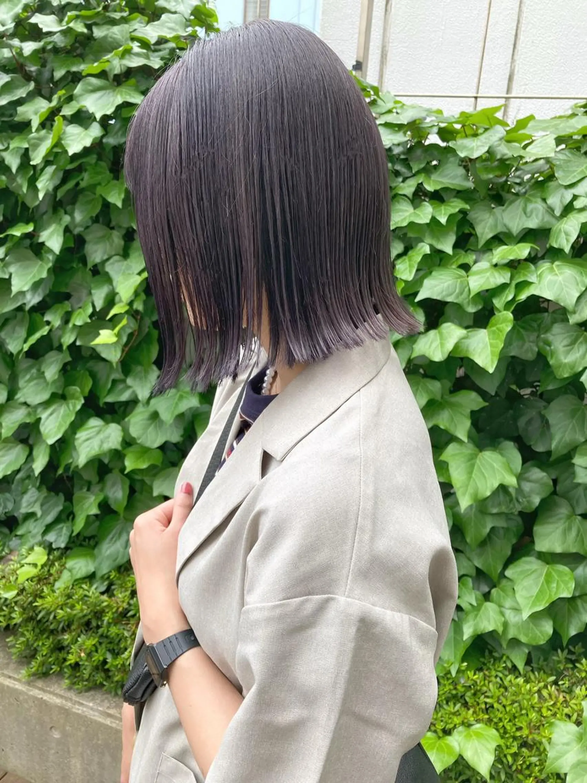 ショート パープルカラー カット ヘアカラー カラーリスト菅野 竜矢🌈のヘアスタイル