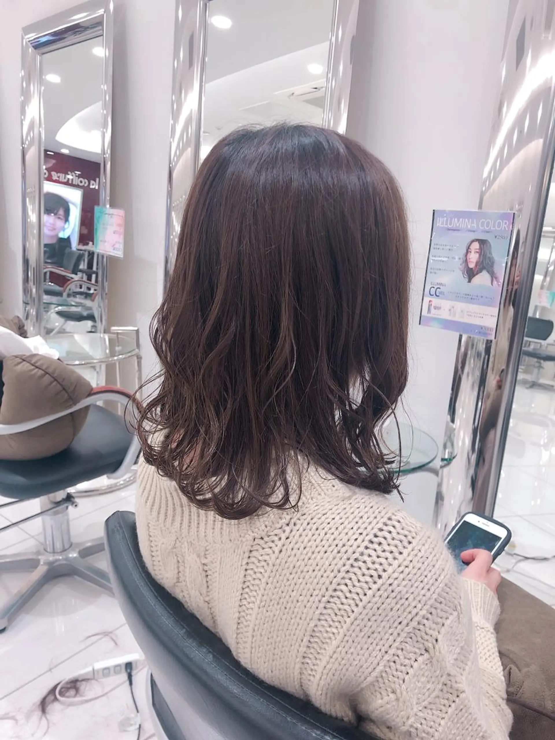 セミロング カット ヘアセット 仲村 貢のヘアスタイル