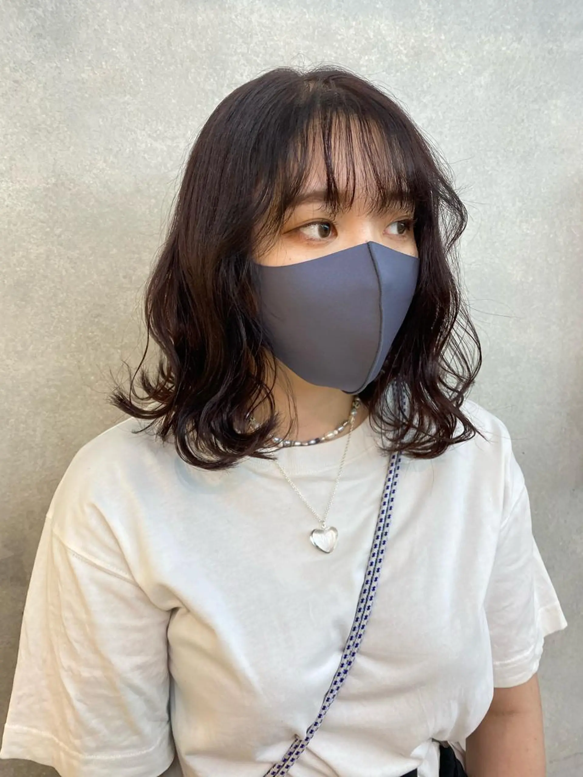 ミディアム カラー ブラウンカラー 顔周りカット/透明感 カラー✂️MEIのヘアスタイル