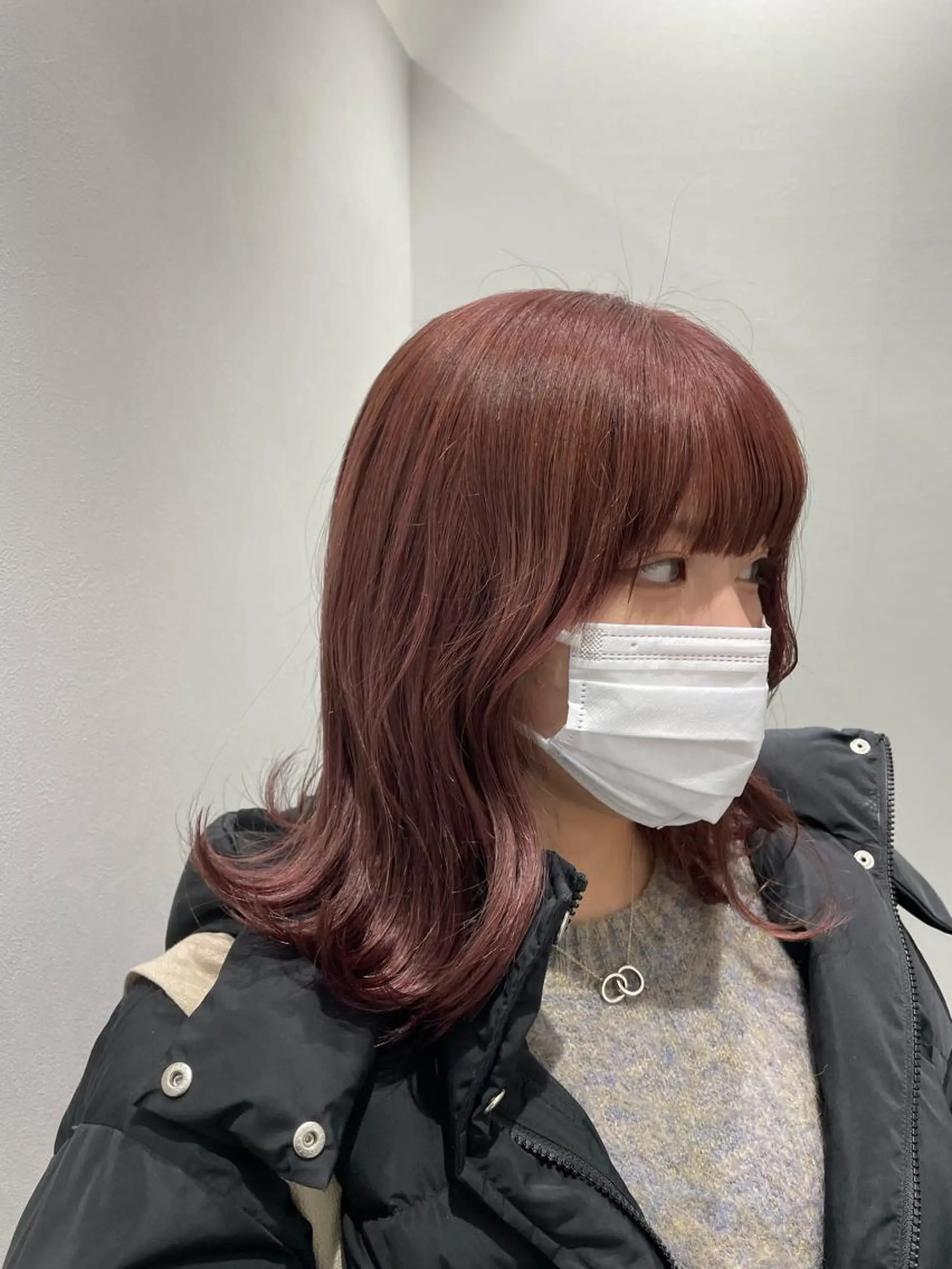 セミロング カラー ヘアアレンジ 髪質改善/ハイトーン /新宿/Takutoのヘアスタイル