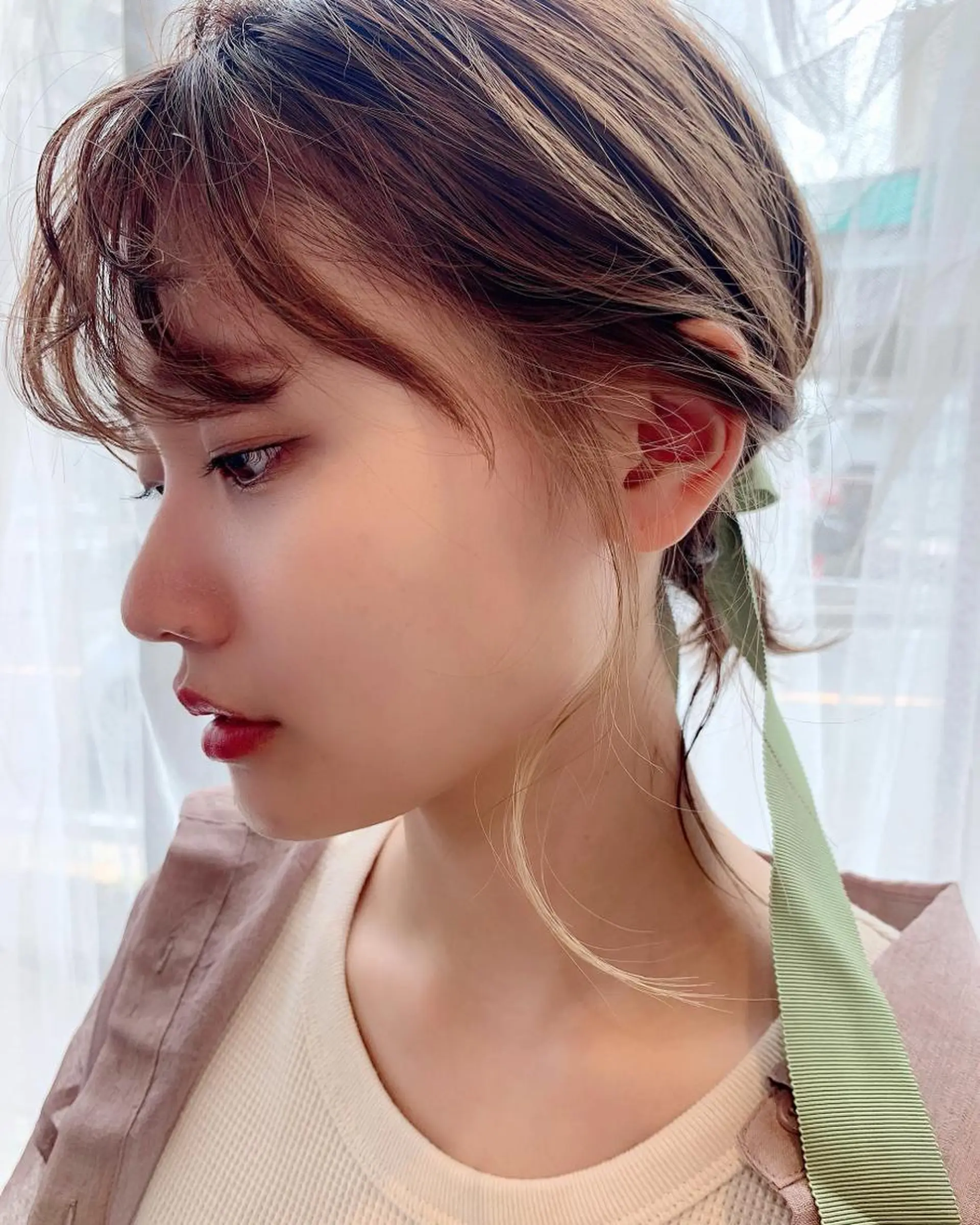 ミディアム cher. 新井瑞希のヘアスタイル