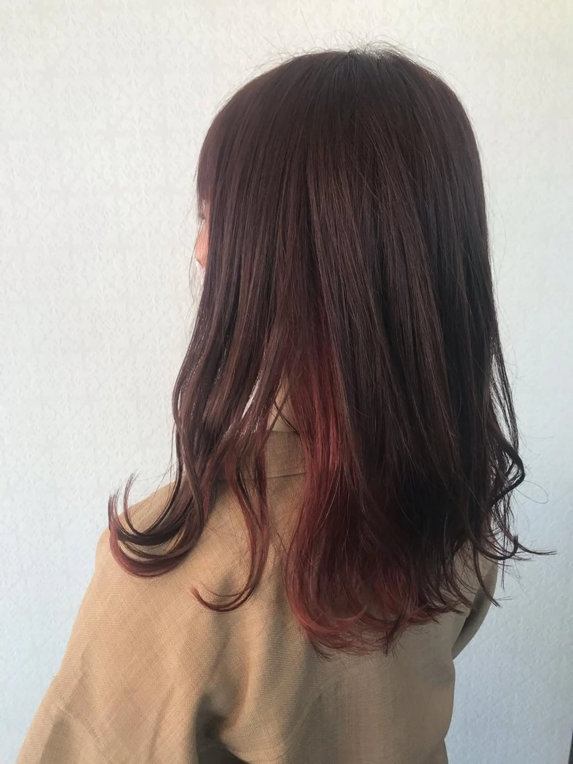 カラー ピンクカラー バイオレットカラー ヘアカラー トリートメント 豊田 恭平のヘアスタイル