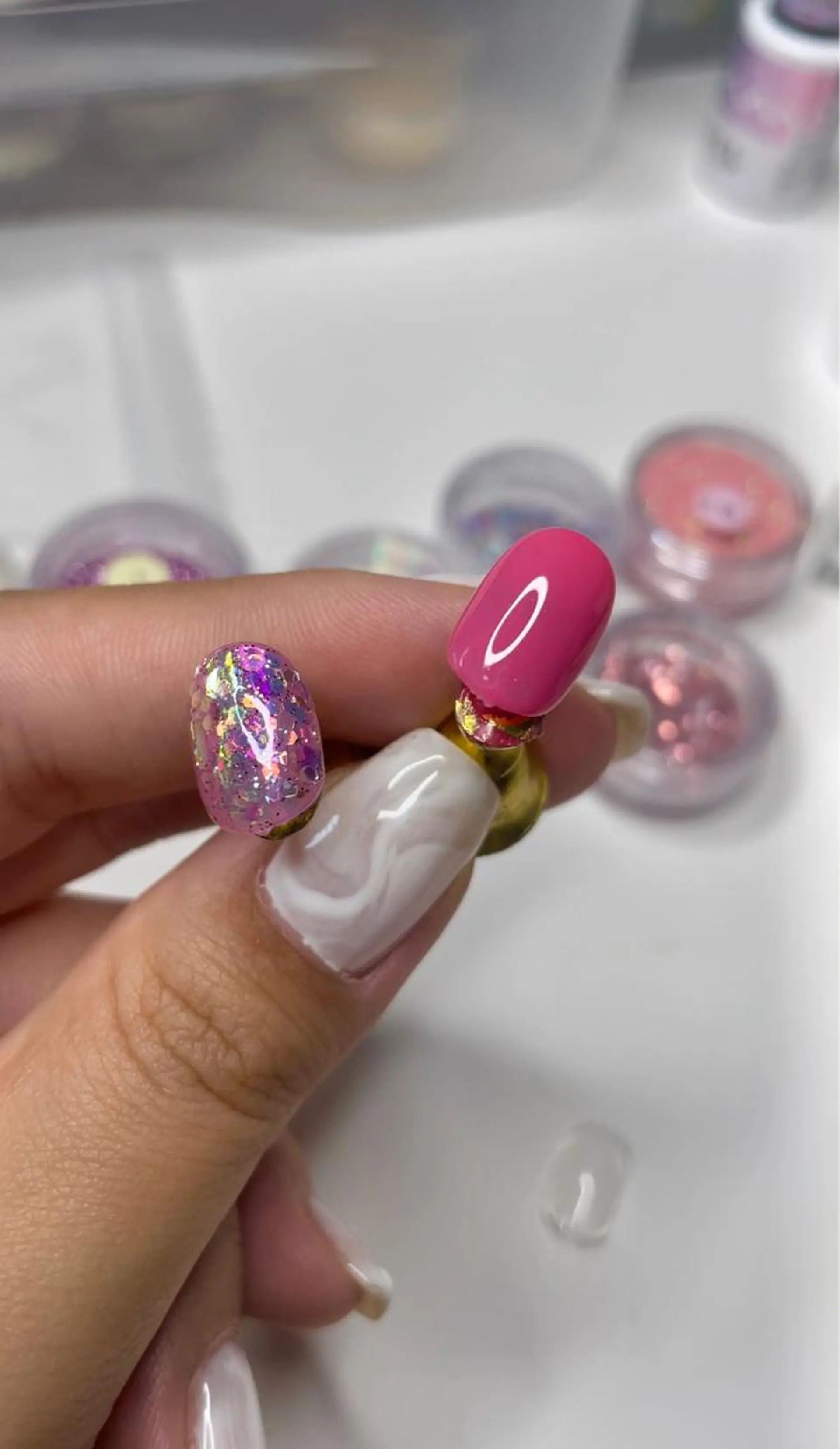 ネイル キラキラネイル ラメ(グリッター) Ri-e's nailのネイルデザイン