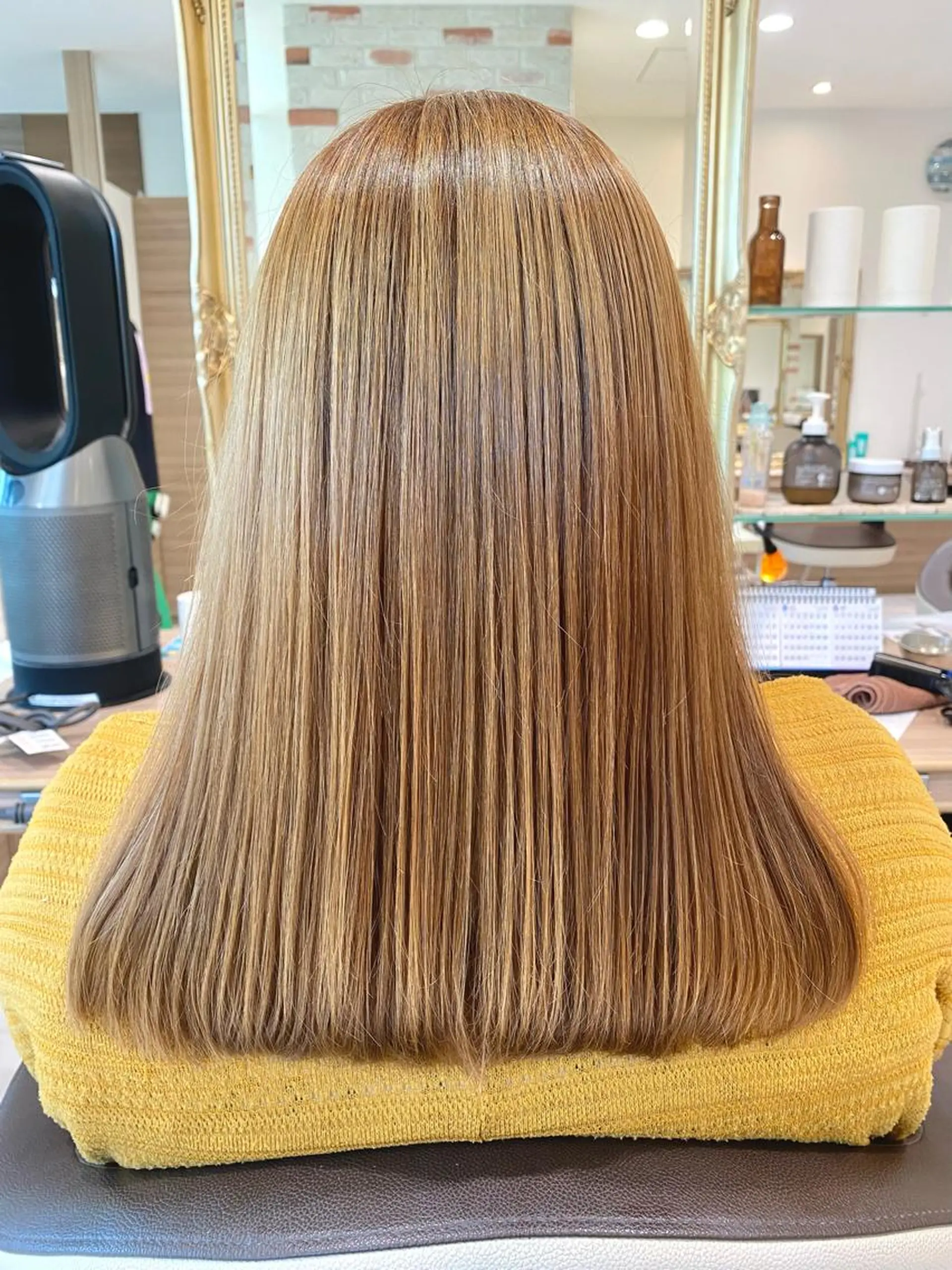 セミロング ヘアカラー トリートメント 🔸縮毛矯正/髪質 改善カラー石崎🔸のヘアスタイル