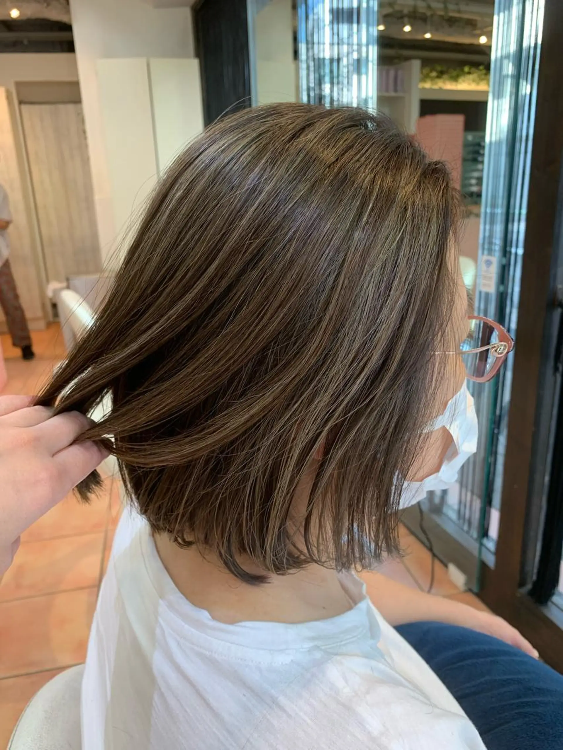 ショート カラー デザインカラー ハイライトカラー ハイライト ヘアカラー ayaka 大宮のヘアスタイル