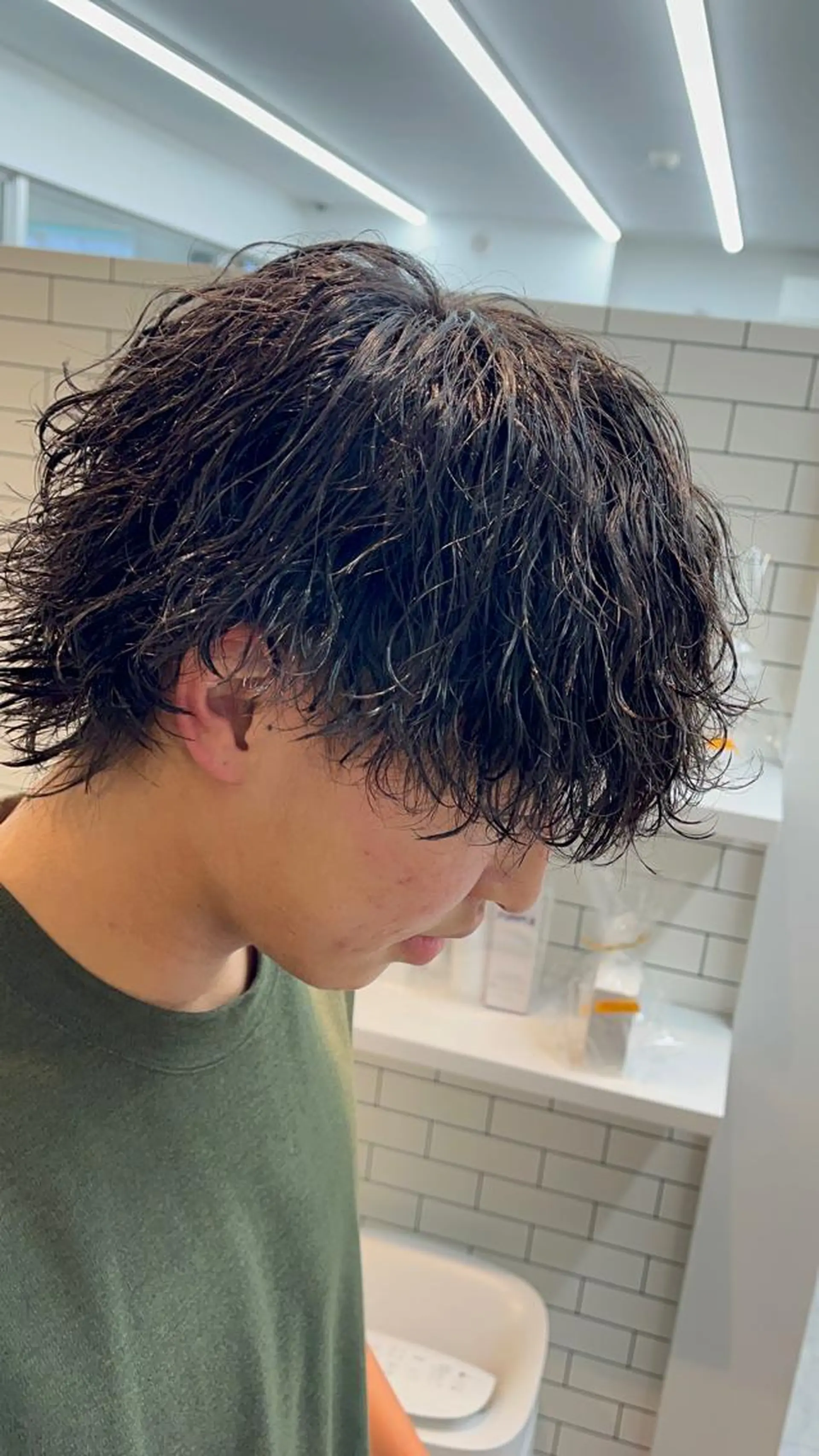 パーマ メンズ メンズパーマ 波巻きパーマ カット パーマ シャドウパーマ/ 波巻パーマYu-Kiのヘアスタイル