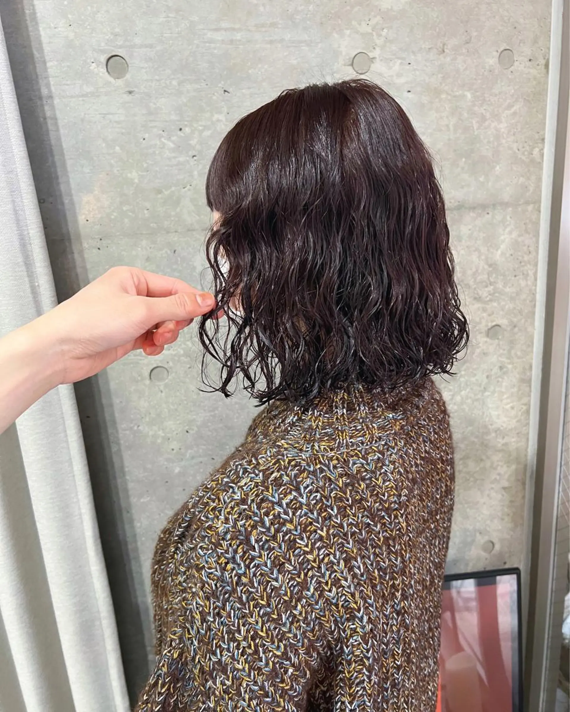 パーマ ボブパーマコテ巻き風 パーマNo1深江秀平のヘアスタイル
