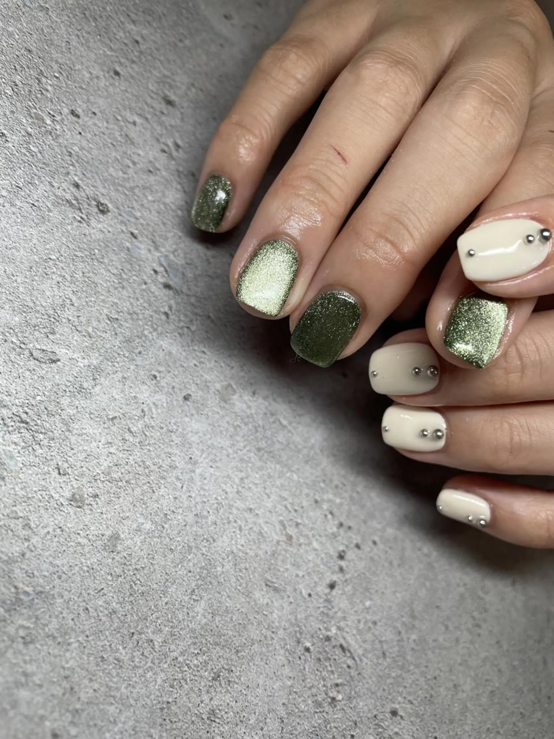 ネイル マグネットネイル ハンドネイル nail salon Libertyのネイルデザイン